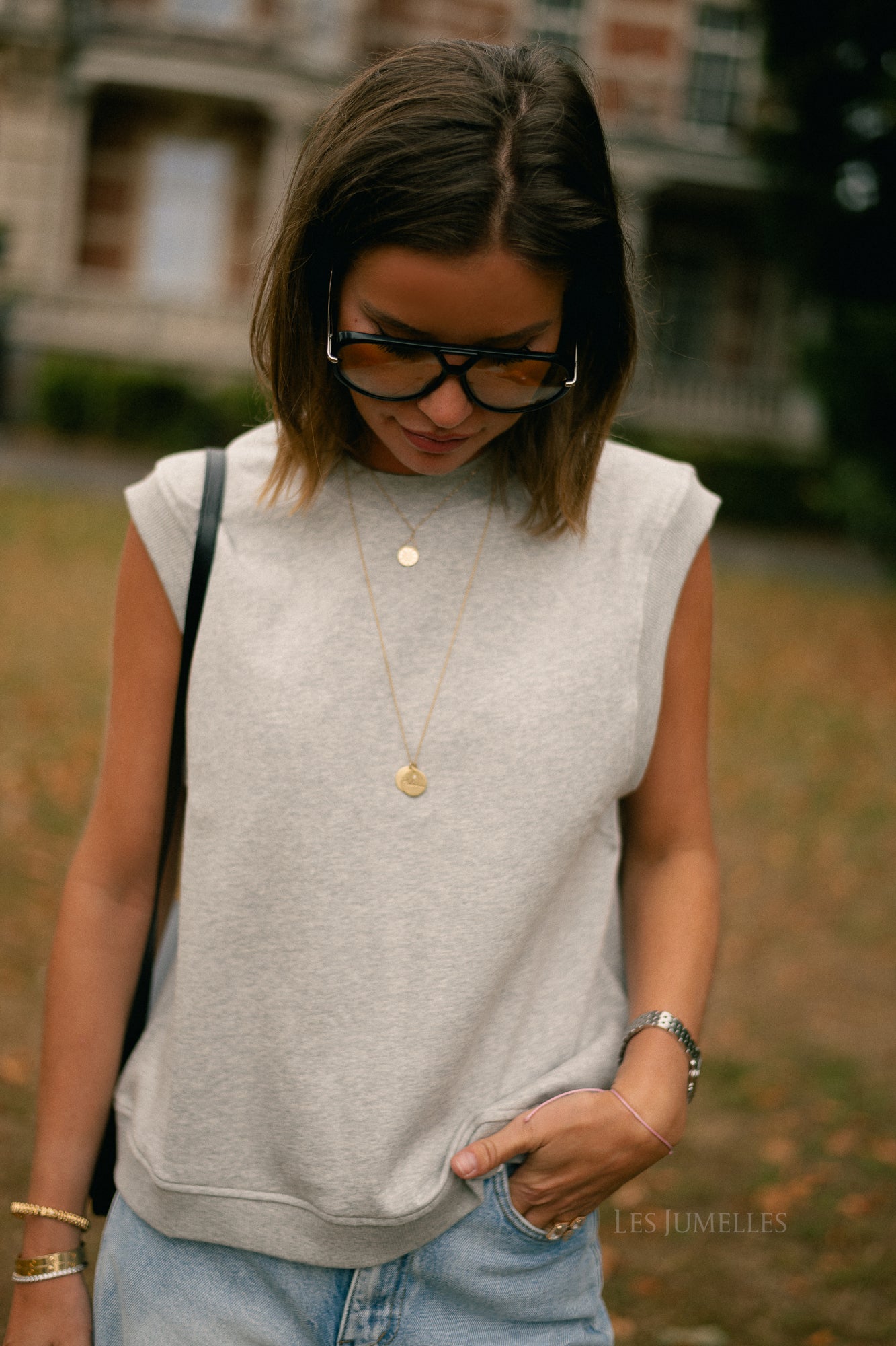 Ibar vest grey melange