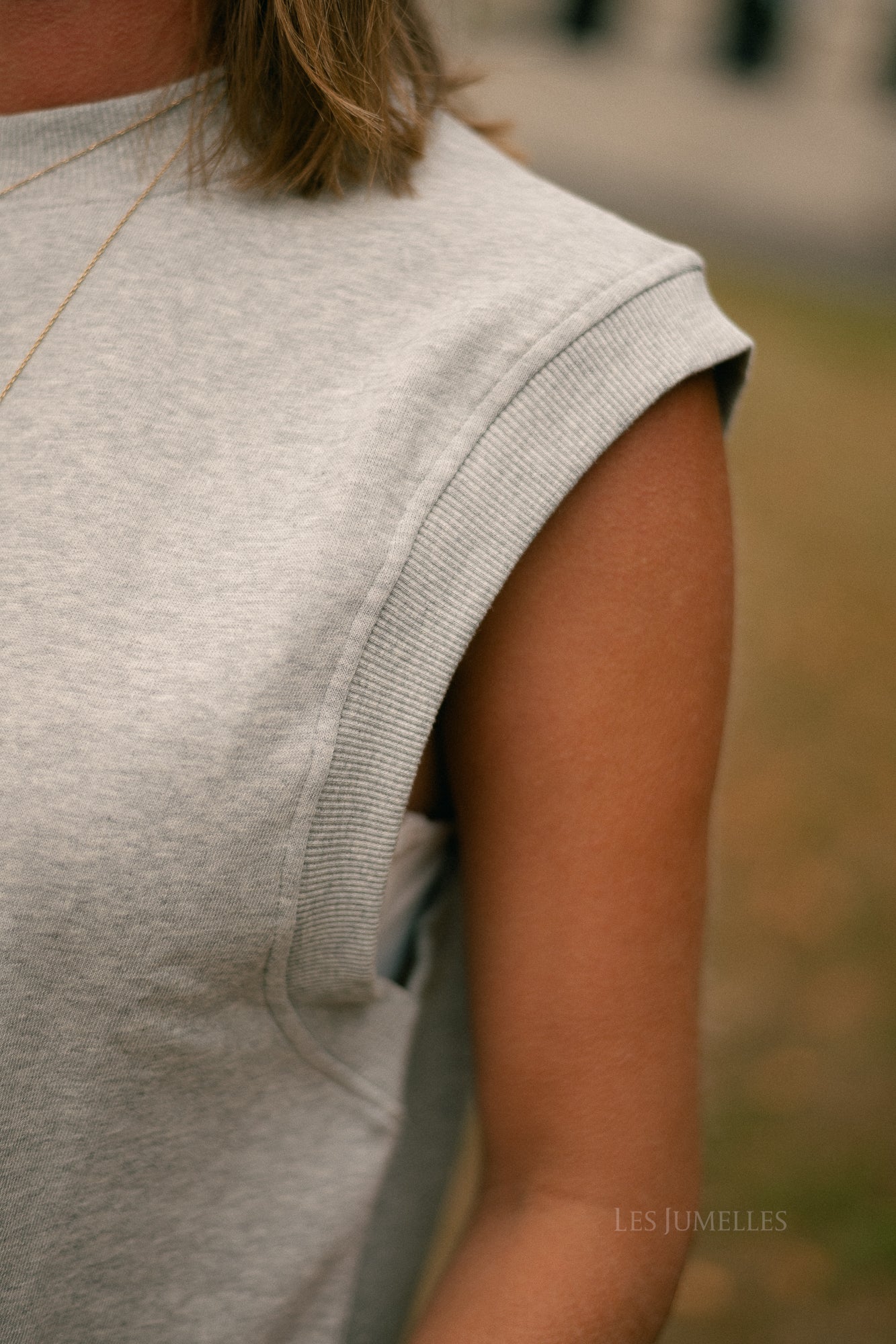 Ibar vest grey melange