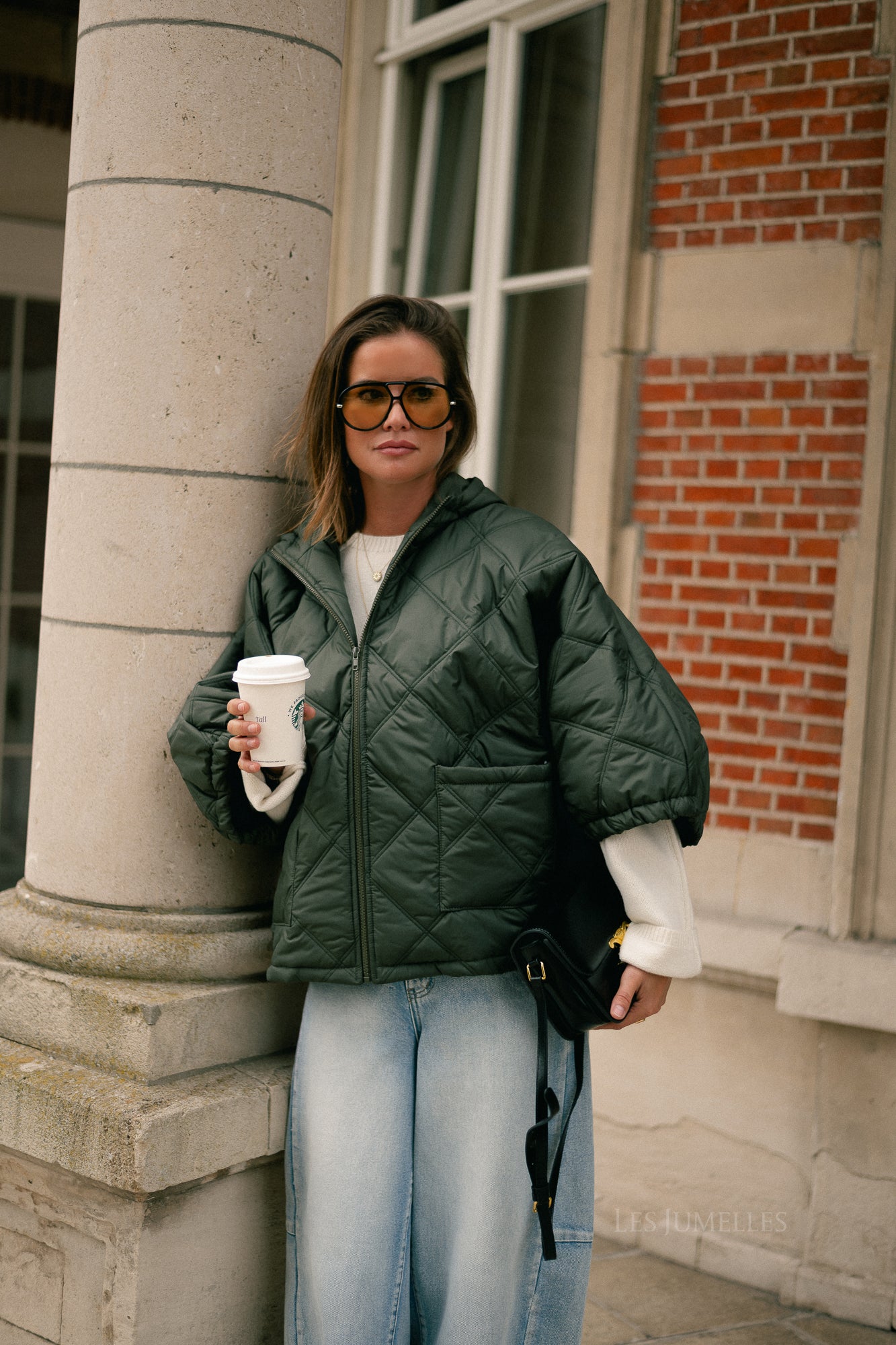 Sophie quilted jacket khaki