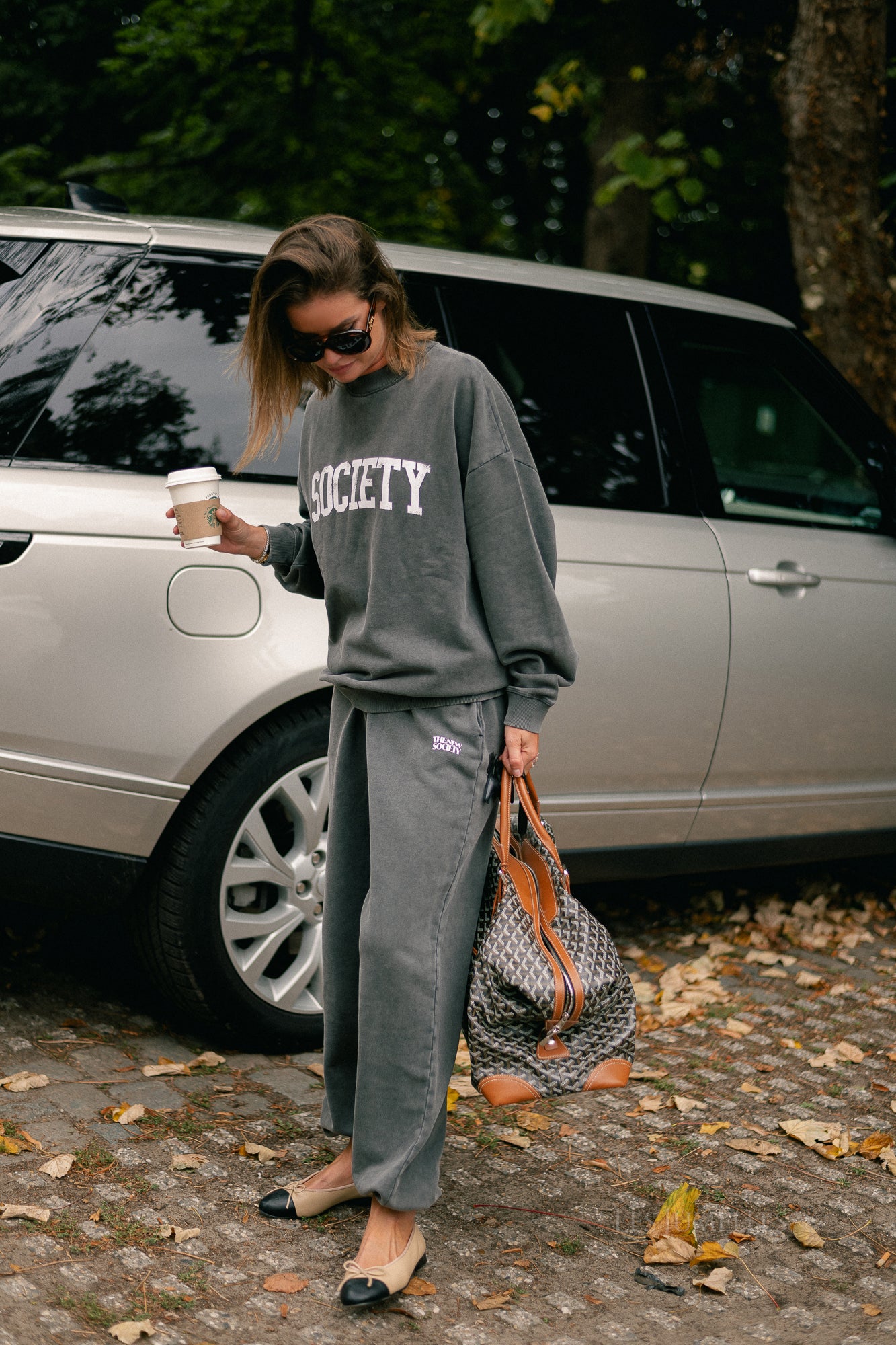 TNS logo collection jogging washed grey