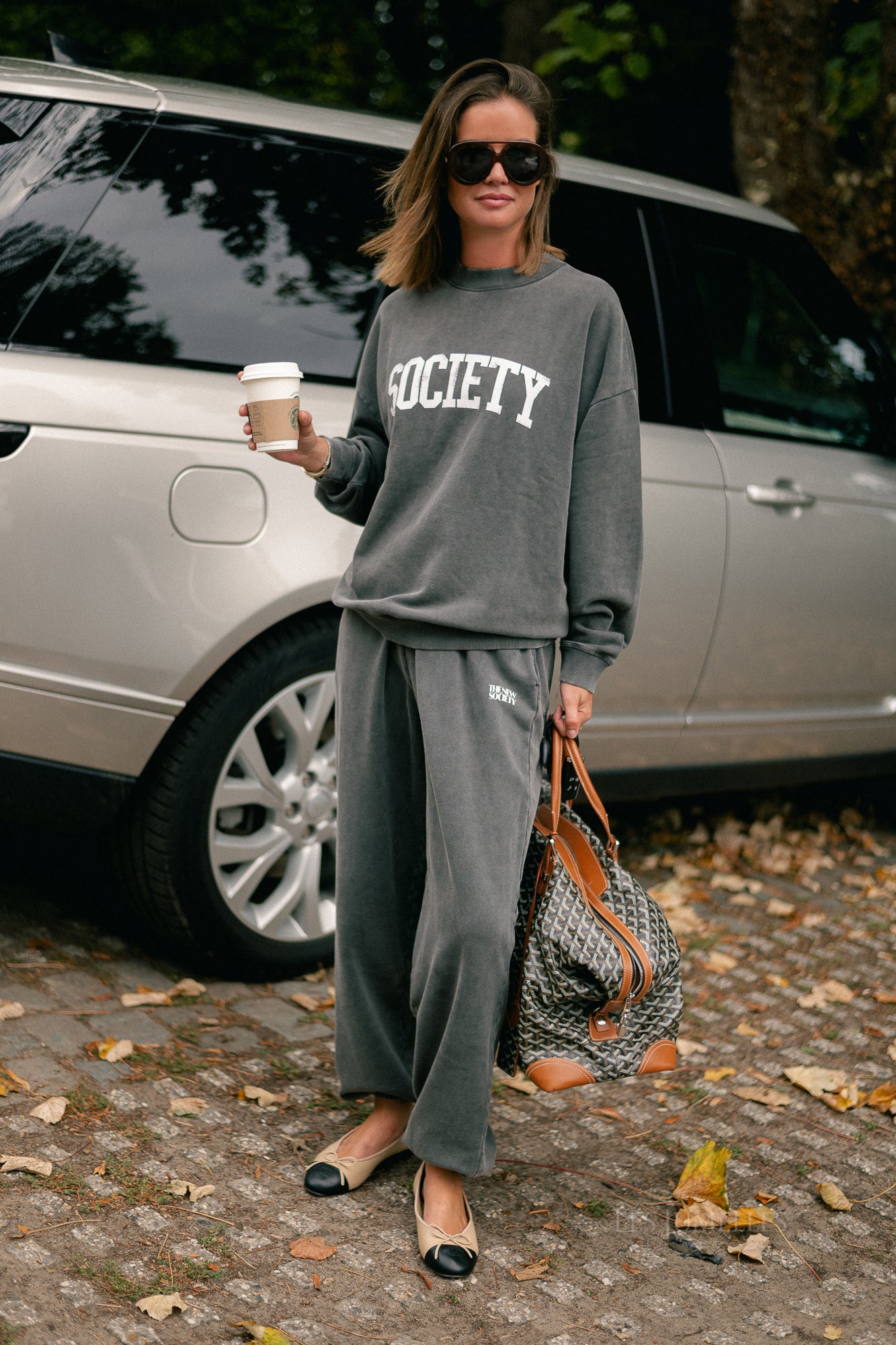 Society sweatshirt washed grey