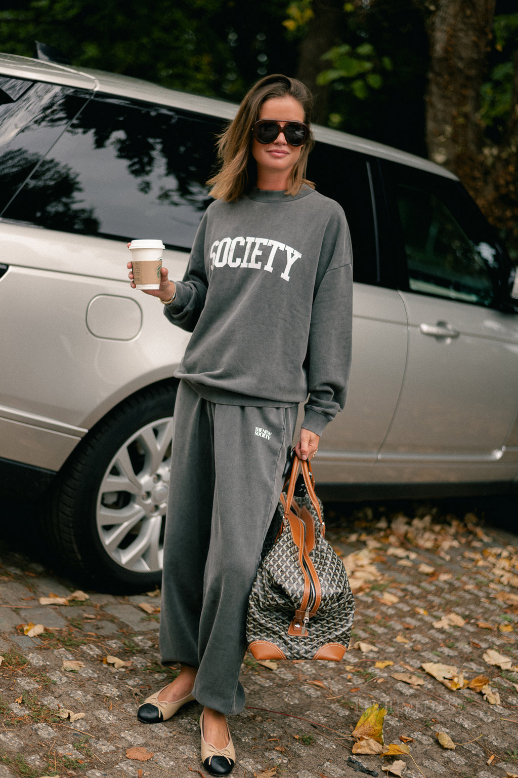 TNS logo collection jogging washed grey