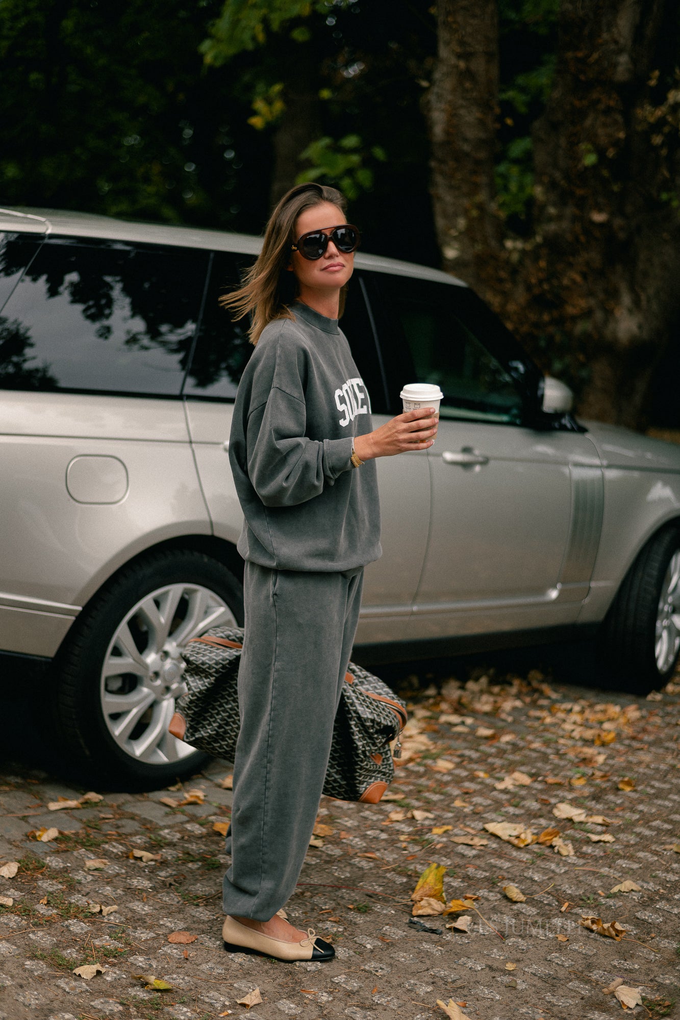 TNS logo collection jogging washed grey