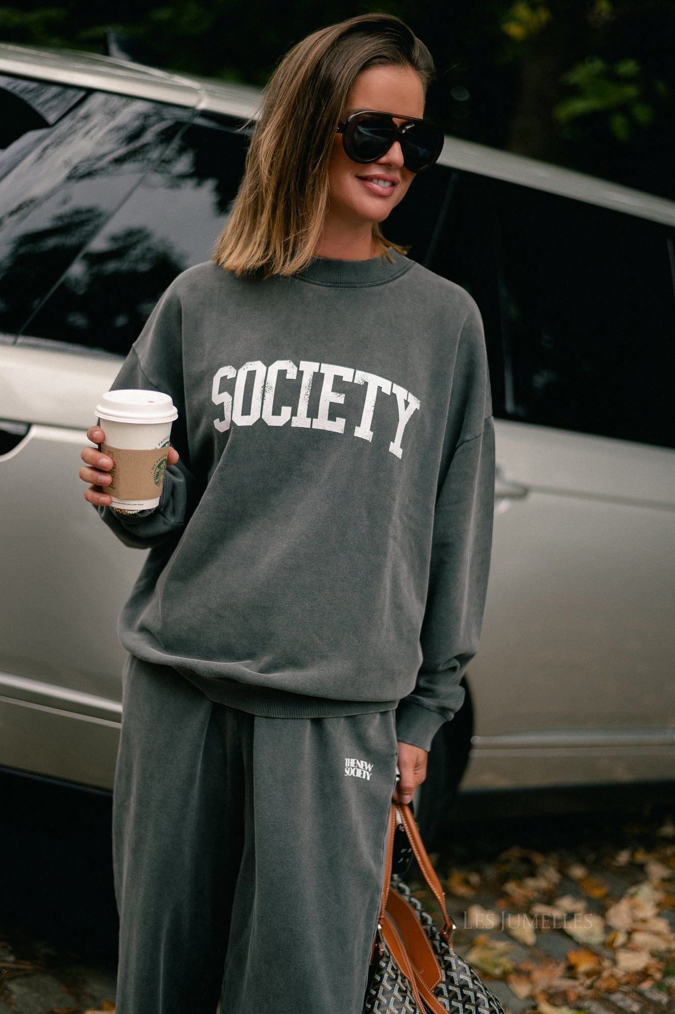 Society sweatshirt washed grey