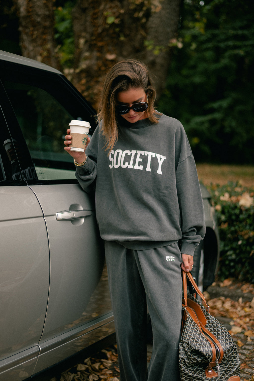 Society sweatshirt washed grey