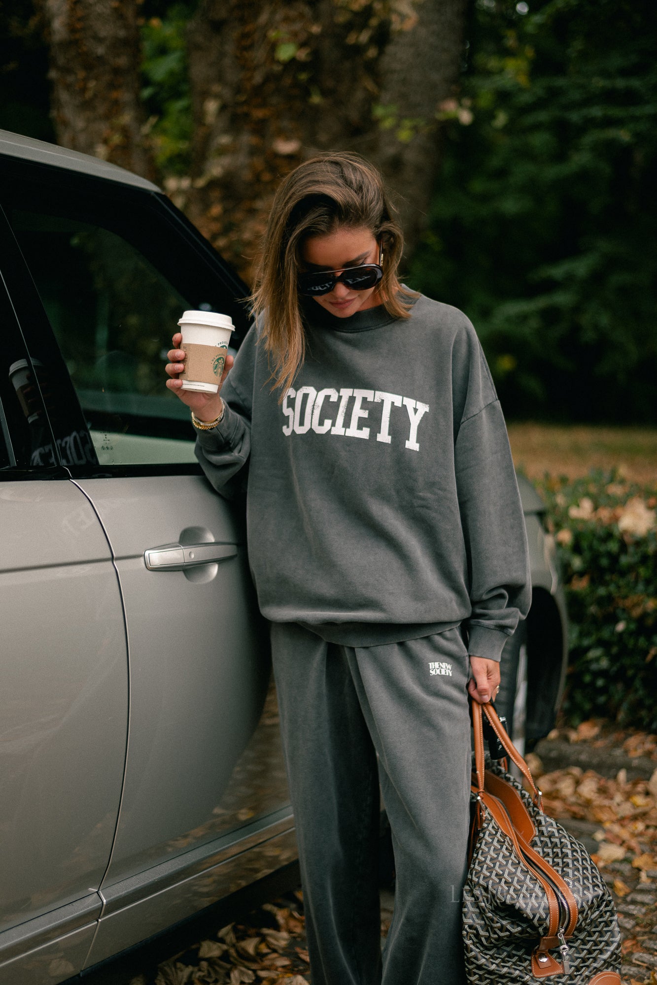 Society sweatshirt washed grey