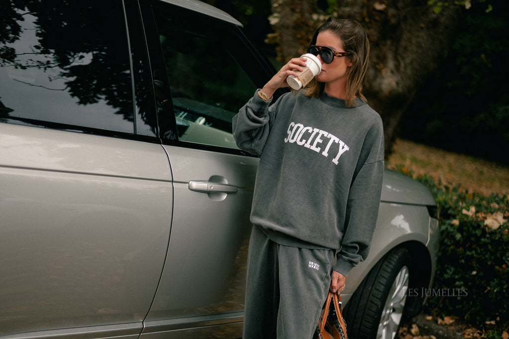 Society sweatshirt washed grey