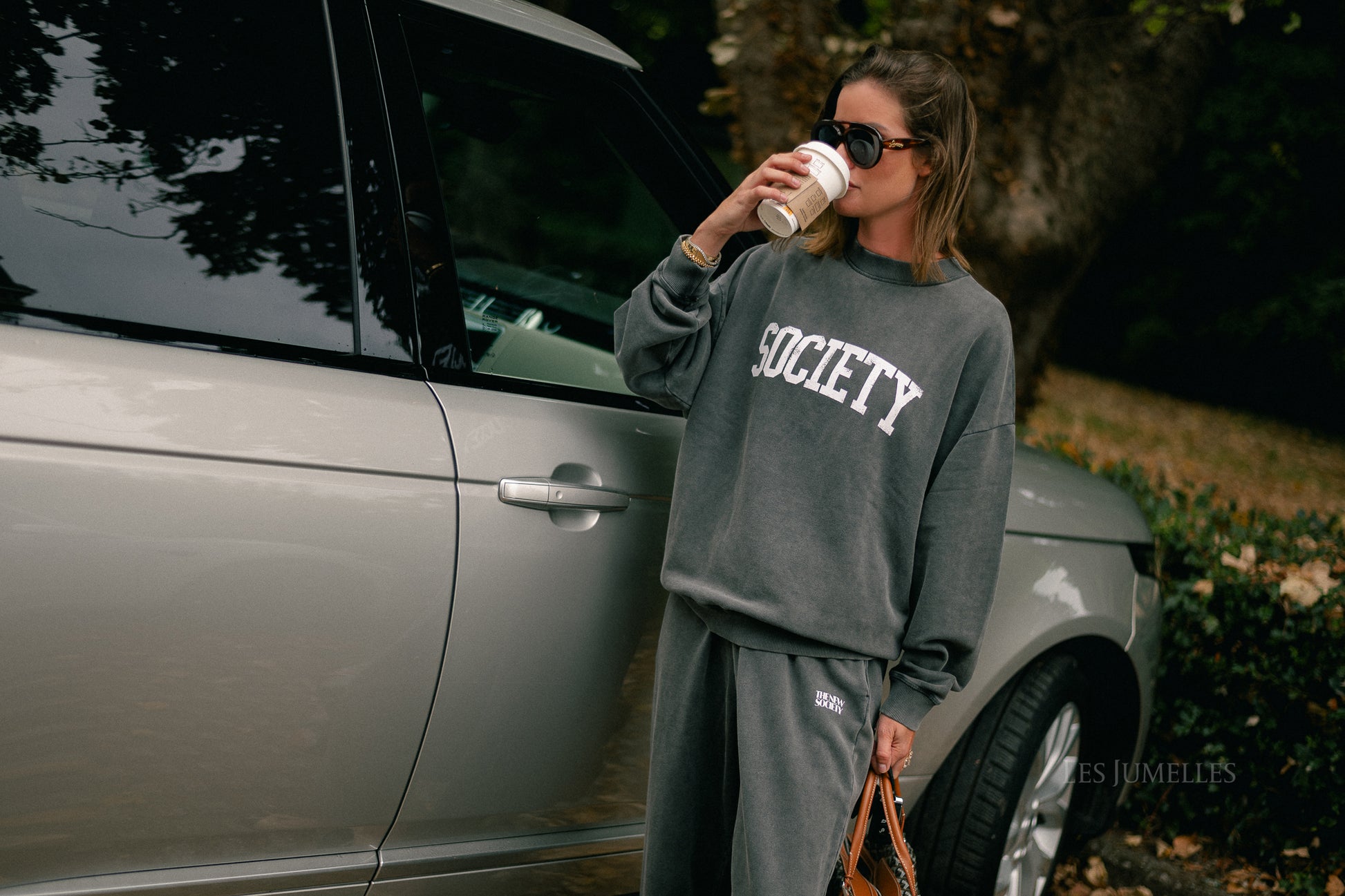 Society sweatshirt washed grey