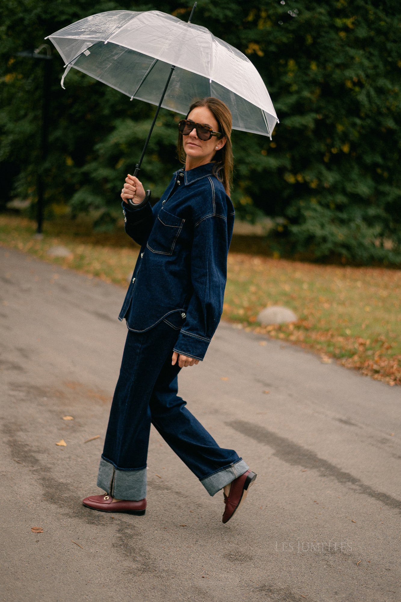 Haley denim shirt mid blue