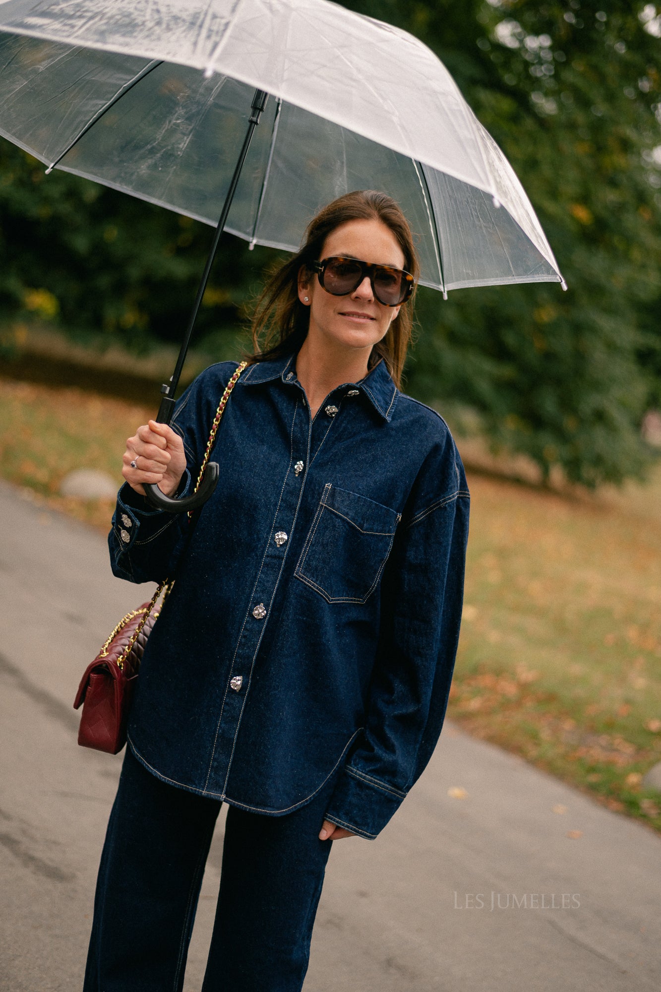 Haley denim shirt mid blue