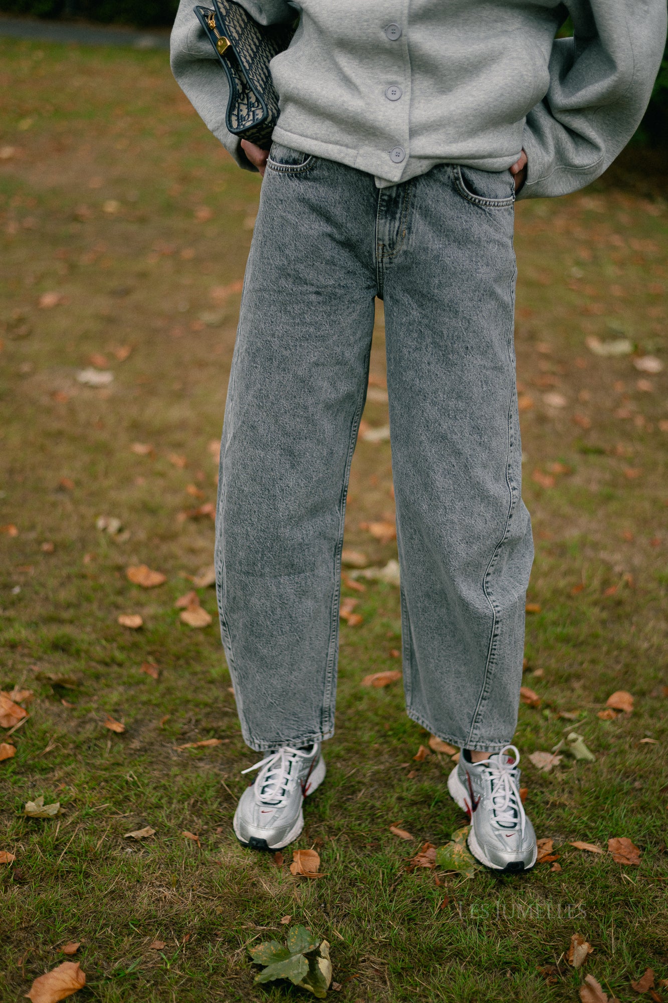 Camilla denim trousers grey washed