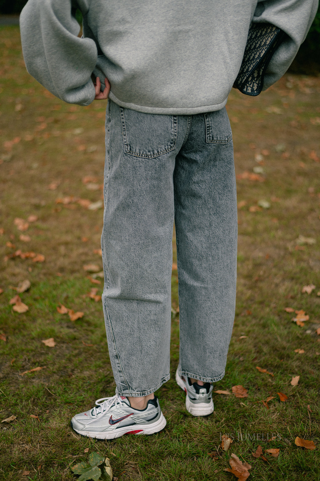 Camilla denim trousers grey washed