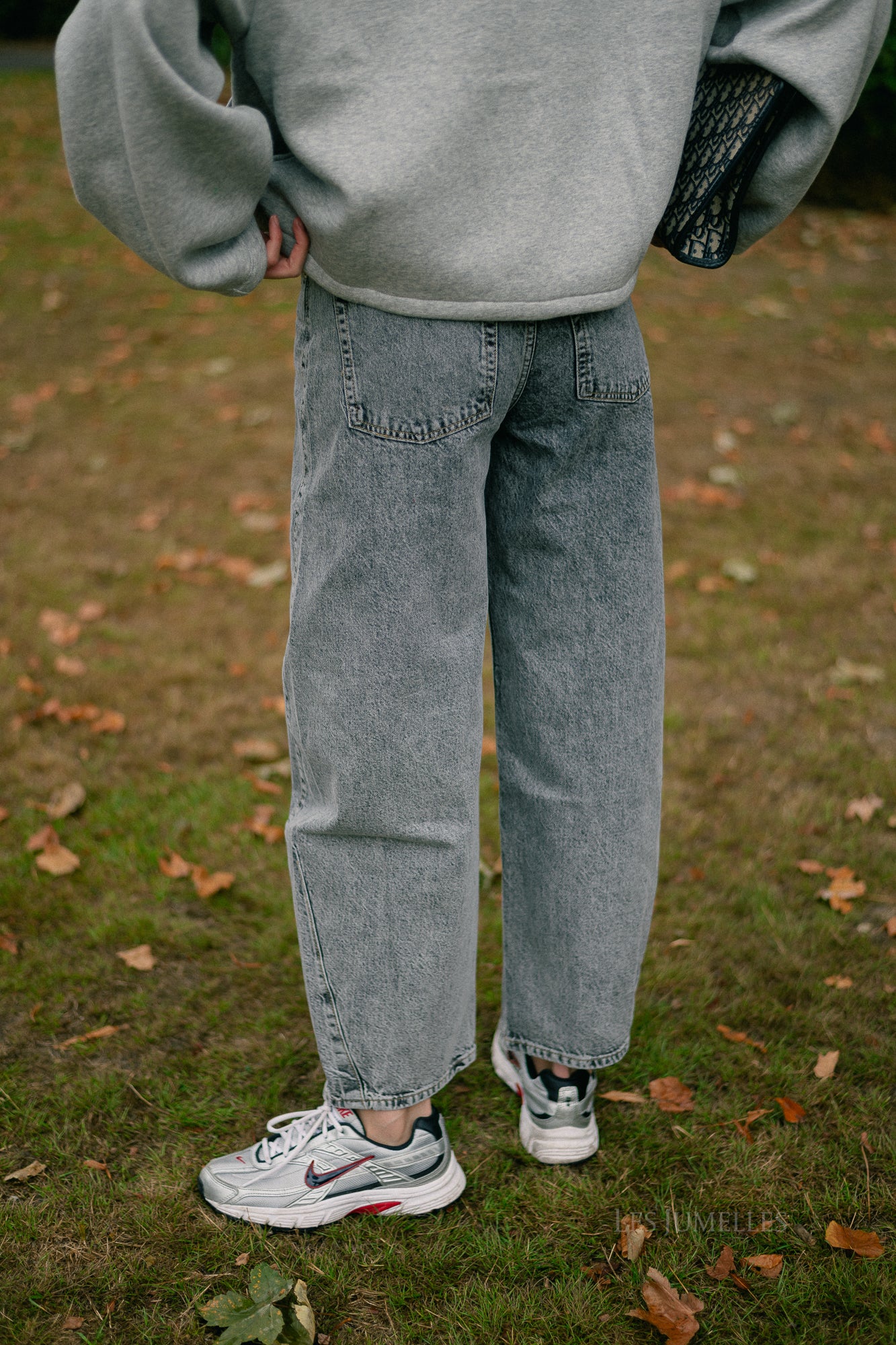 Camilla denim trousers grey washed