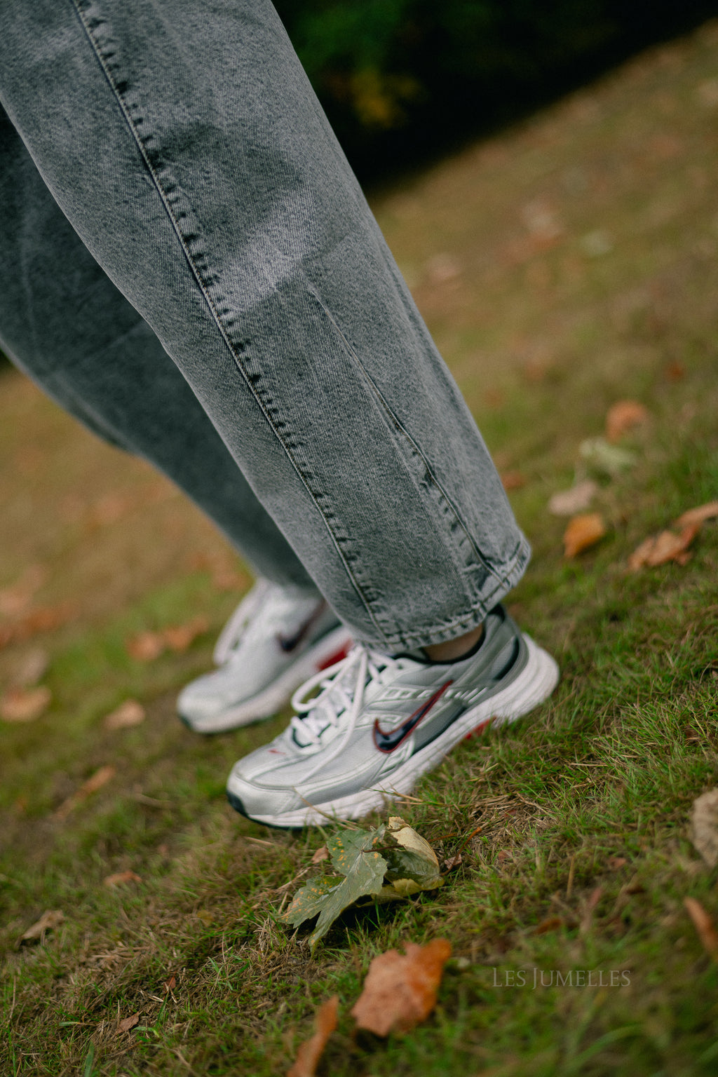 Camilla denim trousers grey washed