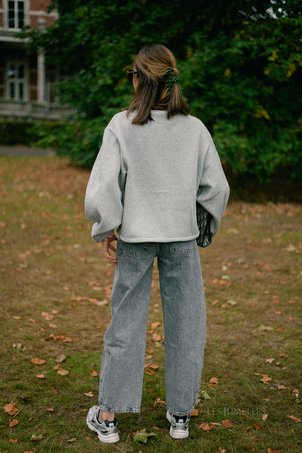 Jilian sweat jacket grey melange