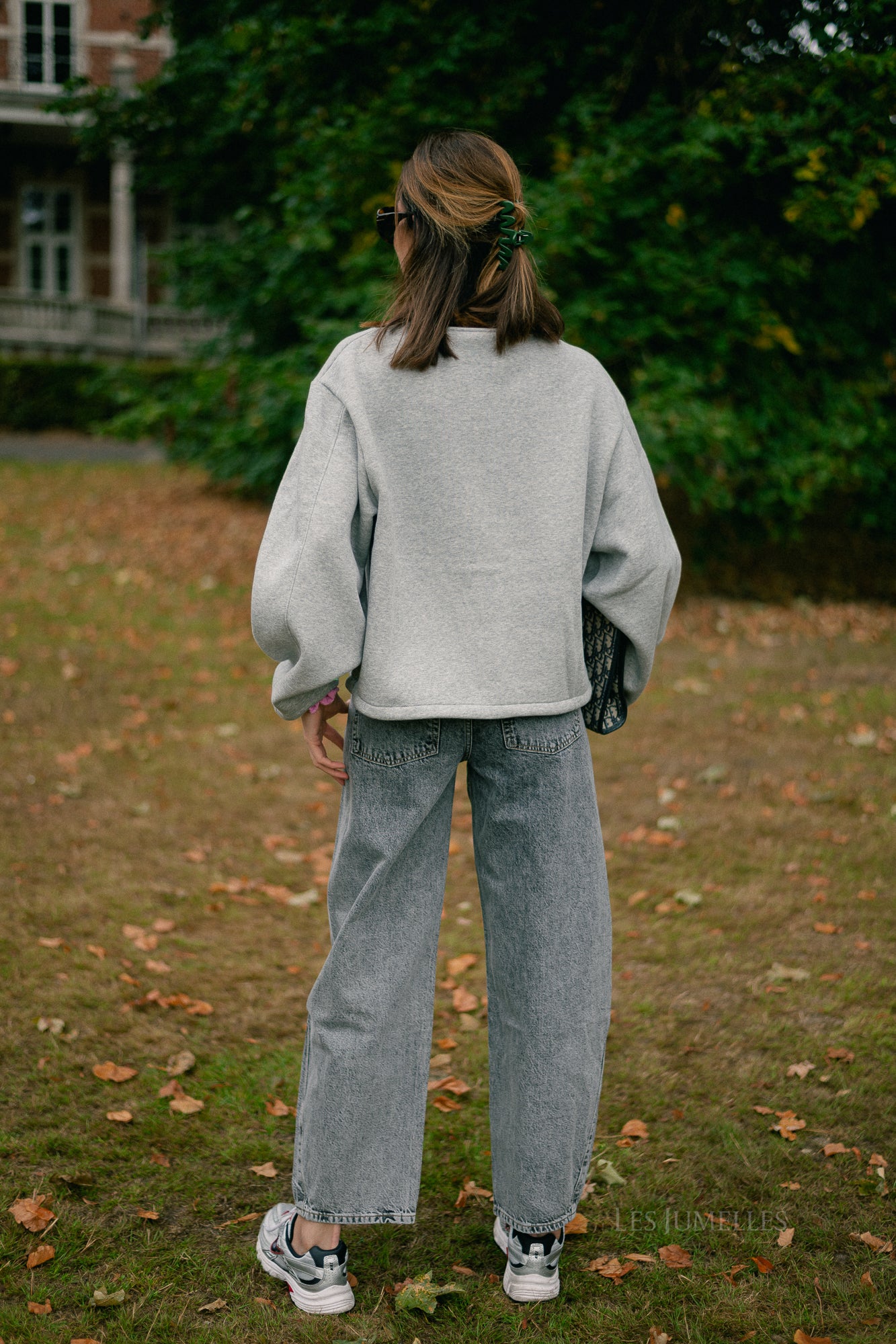 Camilla denim trousers grey washed