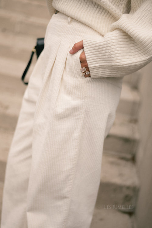 Nicol pants moonlight white