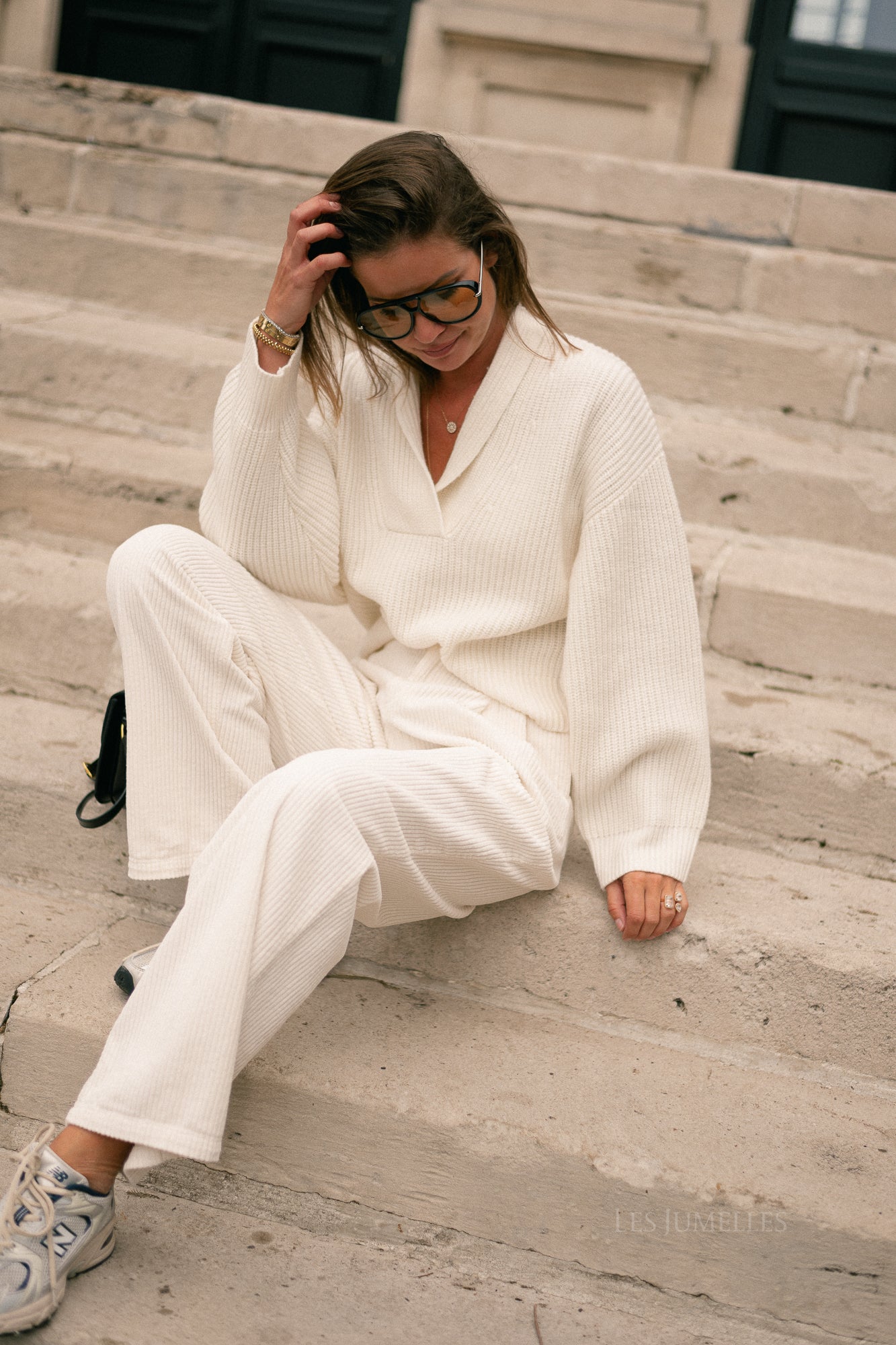 Samia wool jumper gardenia
