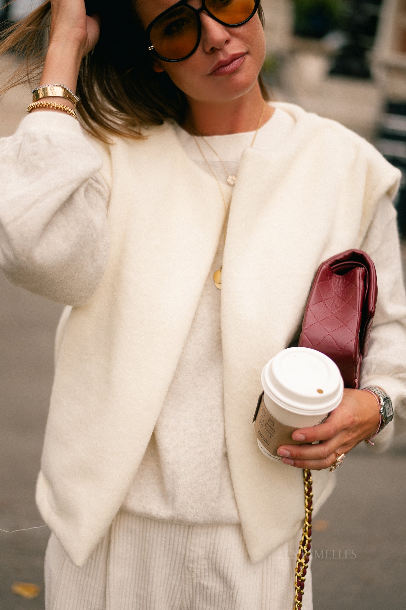 Claire SL jacket ecru