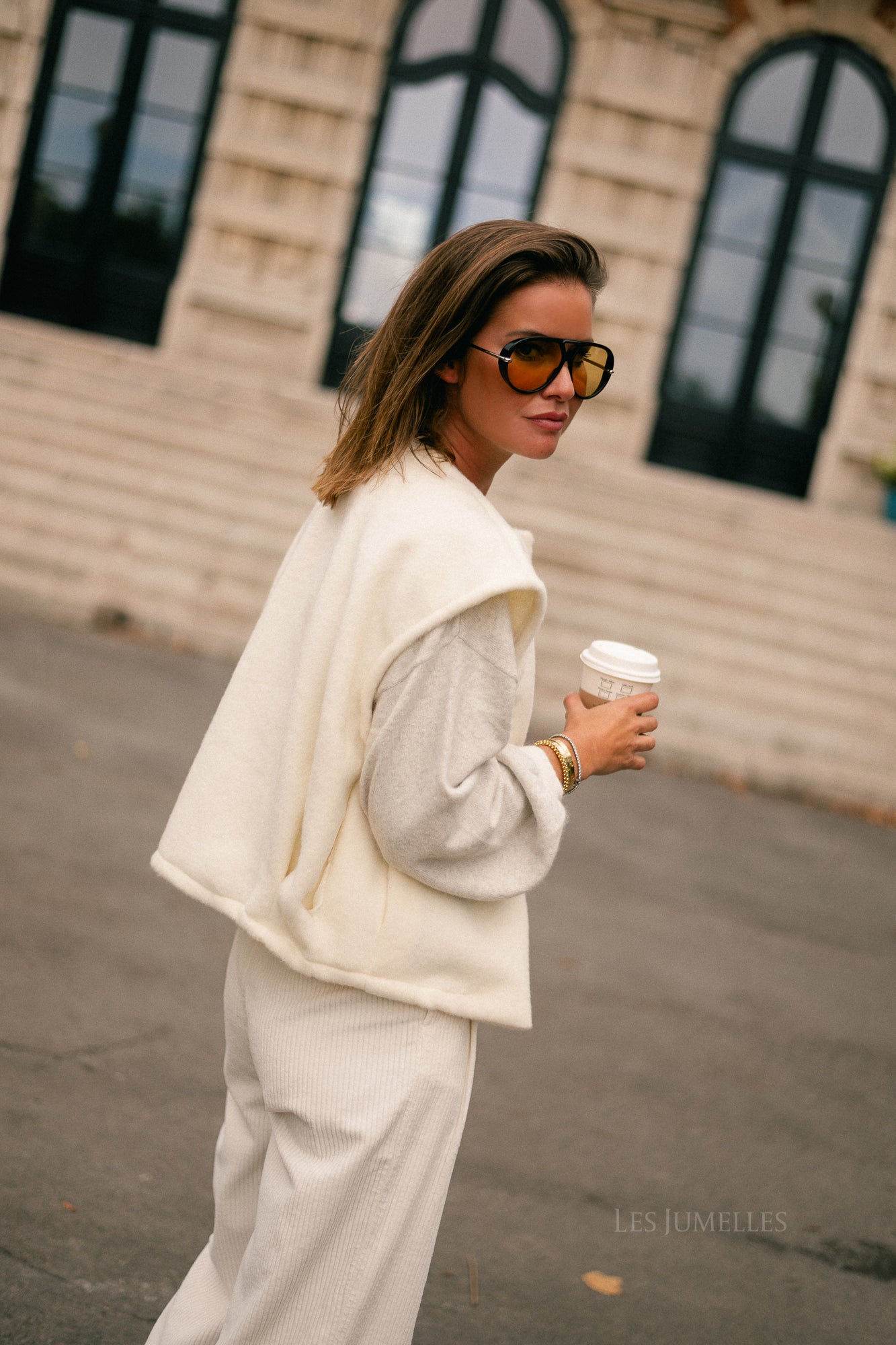 Claire SL jacket ecru
