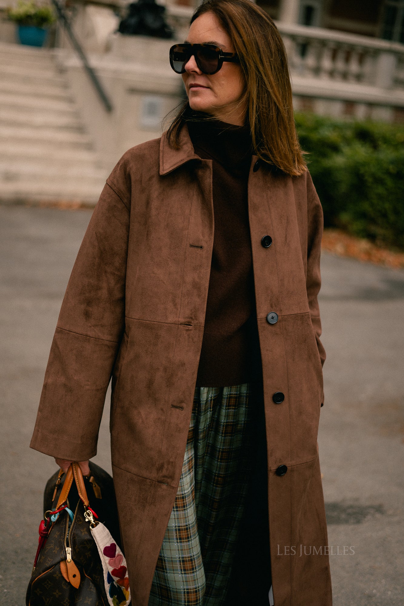 Ignacio coat fondue fudge