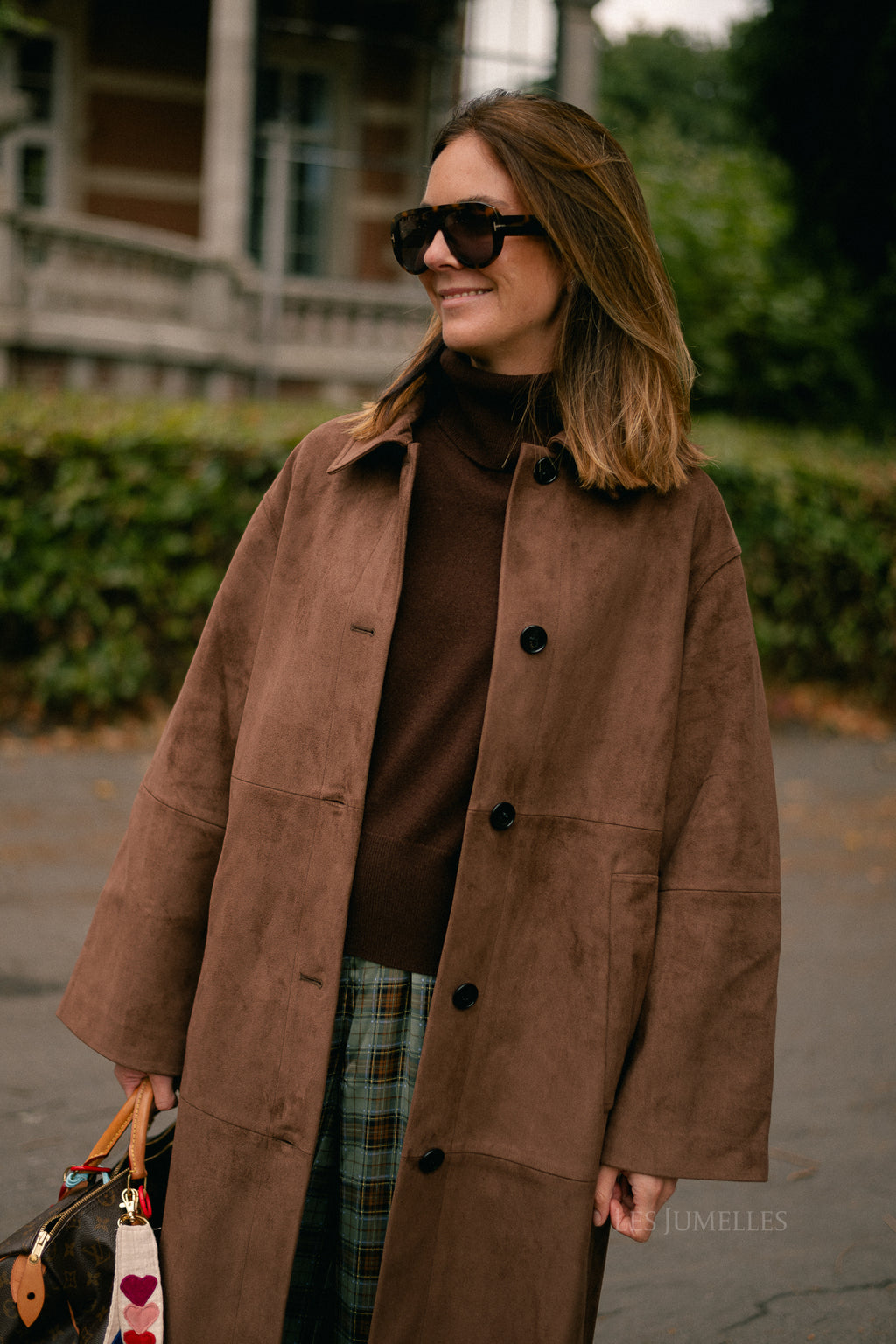Ignacio coat fondue fudge