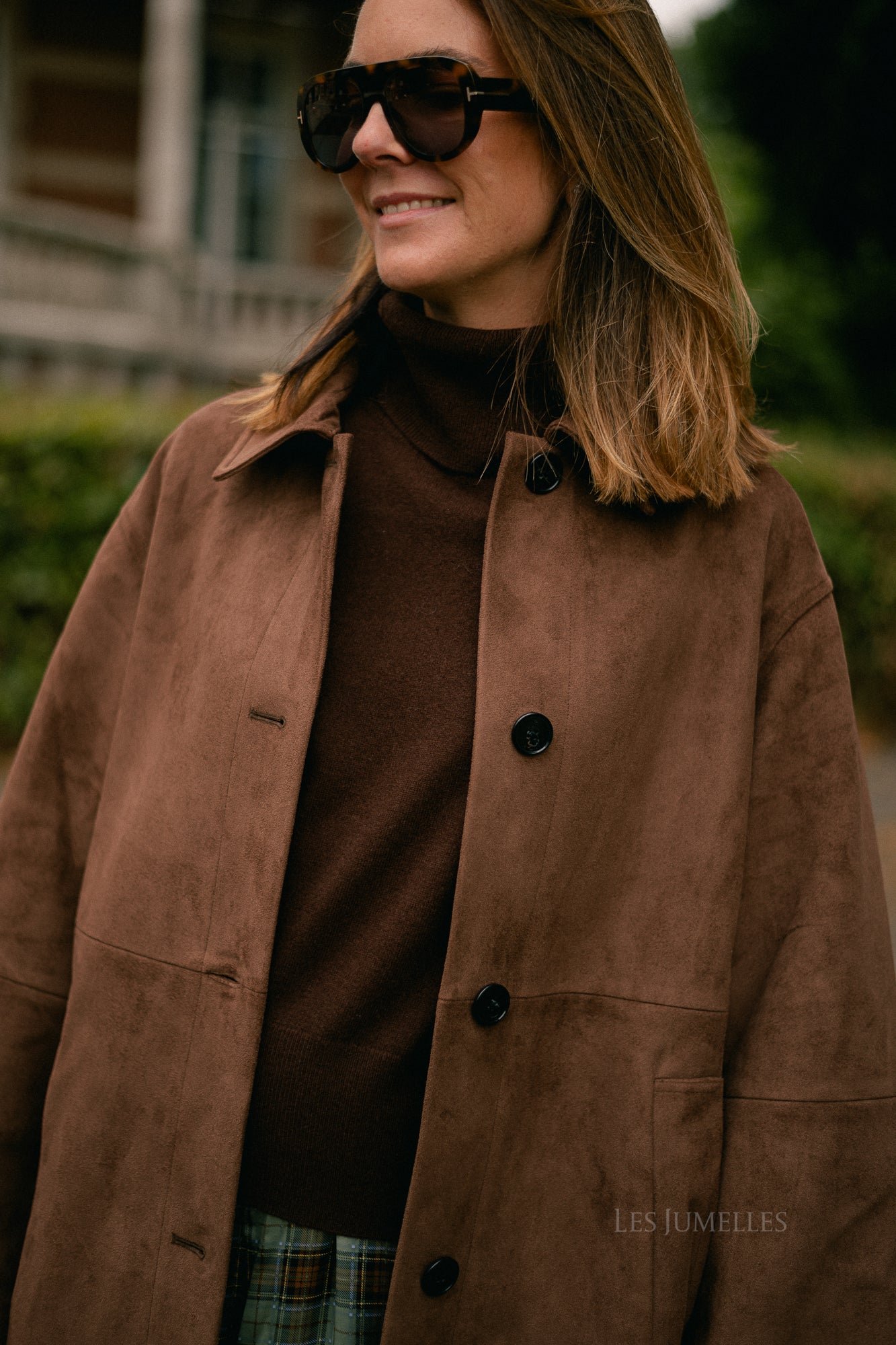 Ignacio coat fondue fudge