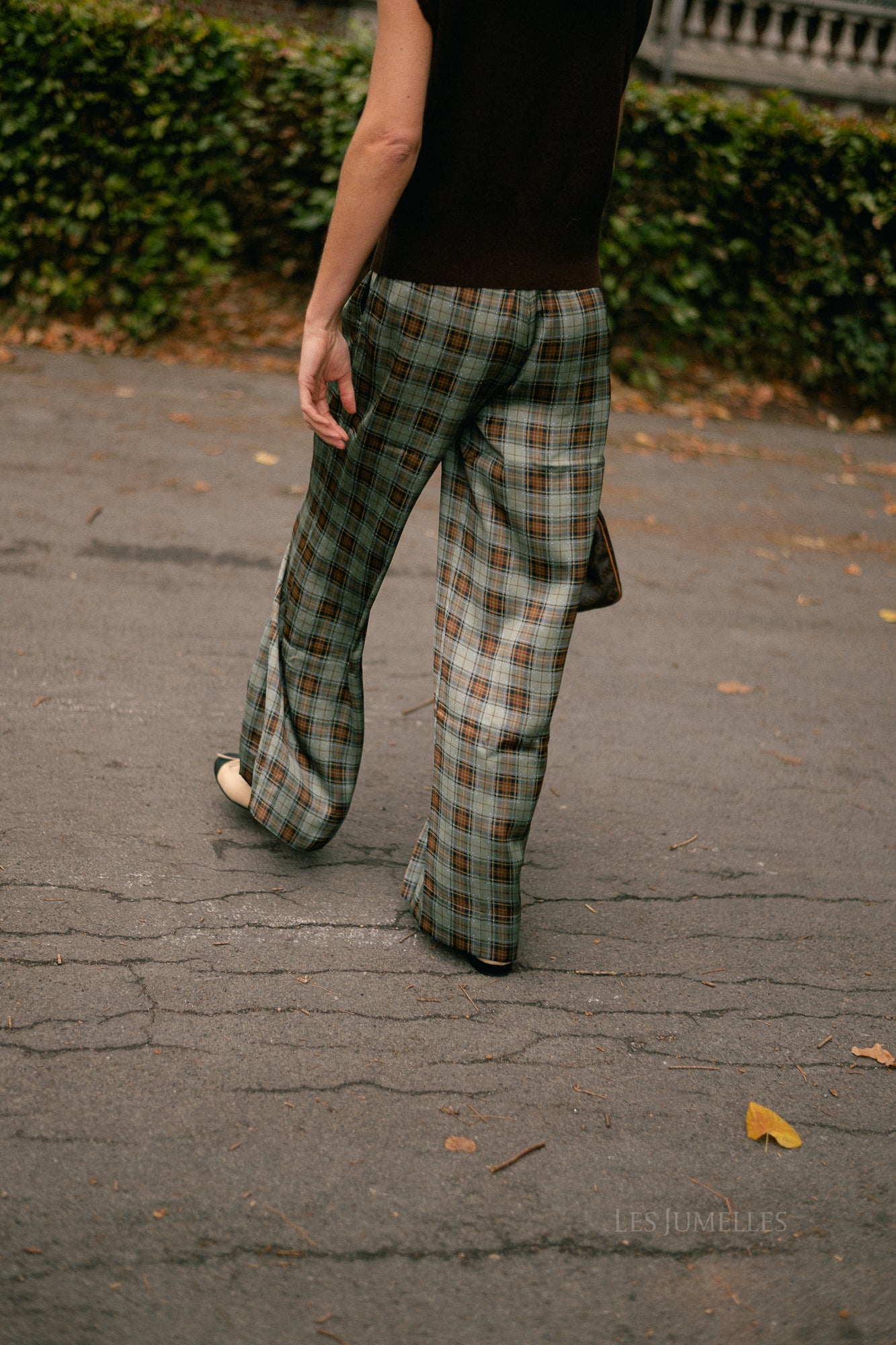 Cataleya trousers khaki check