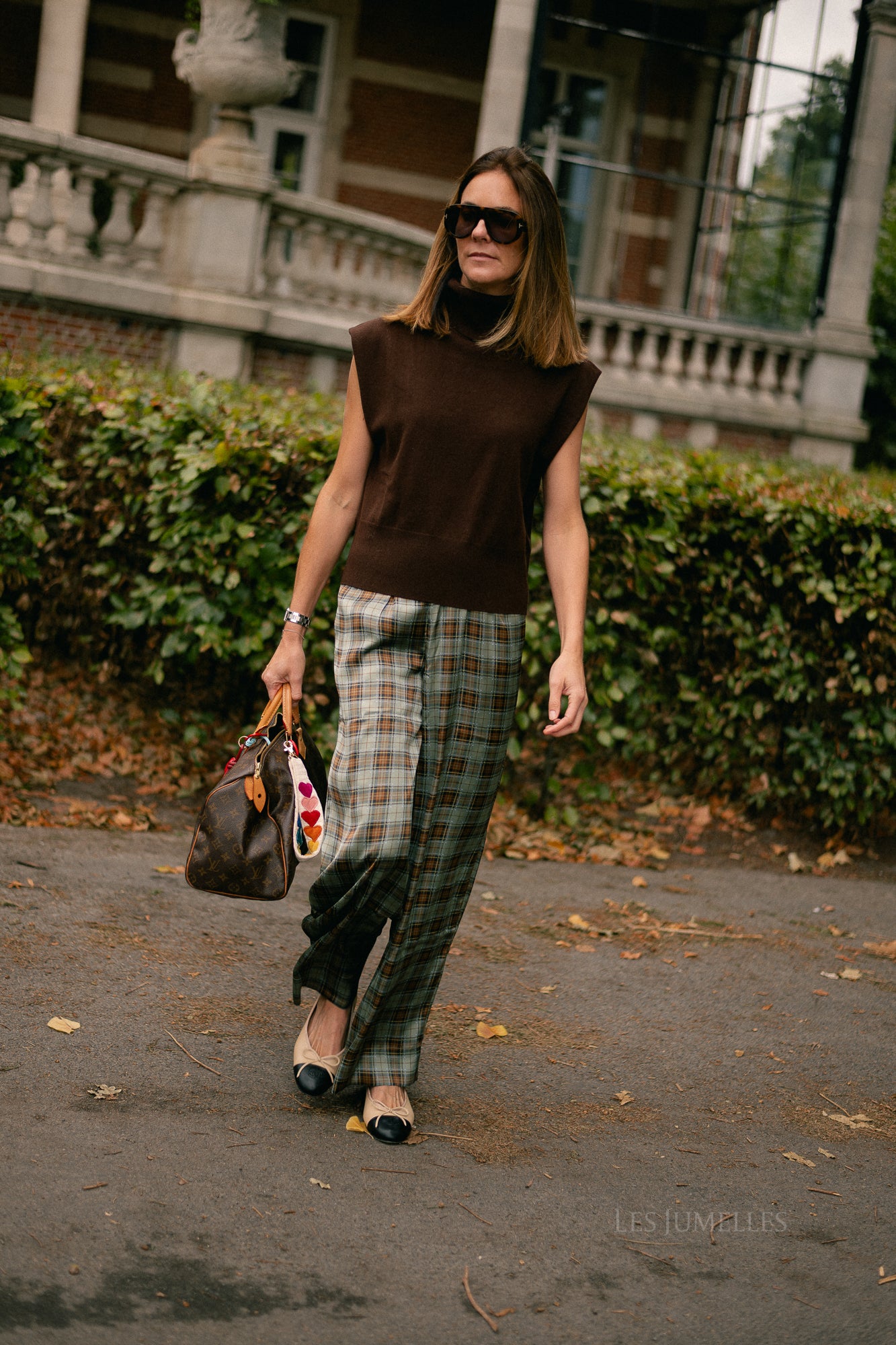 Cataleya trousers khaki check