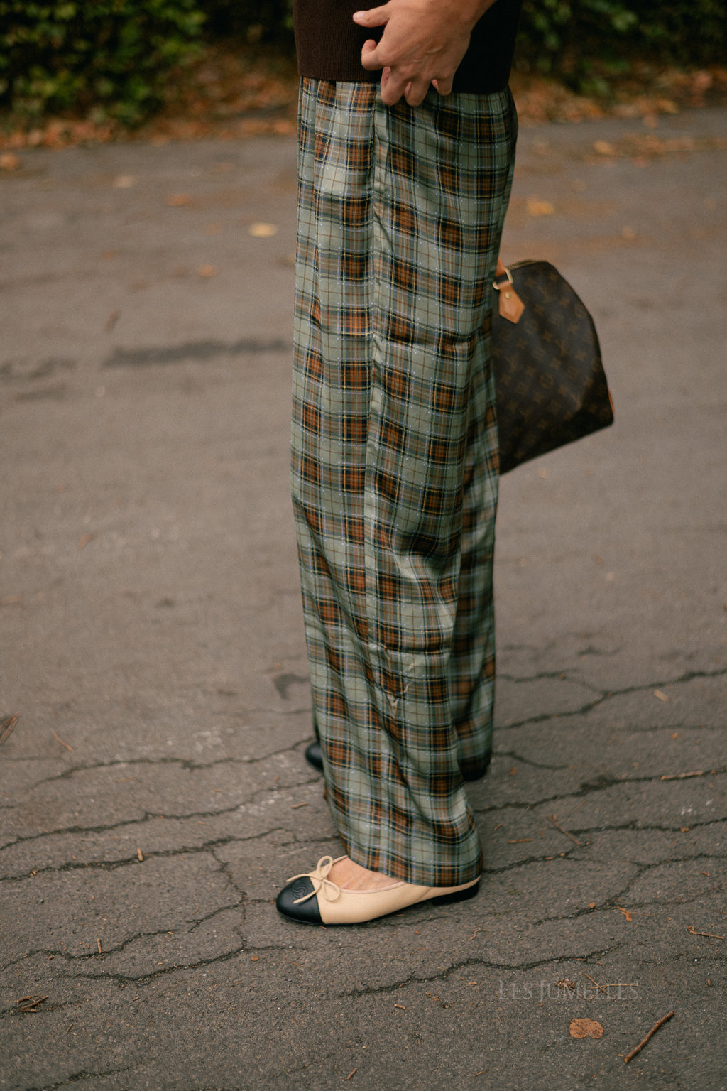 Cataleya trousers khaki check