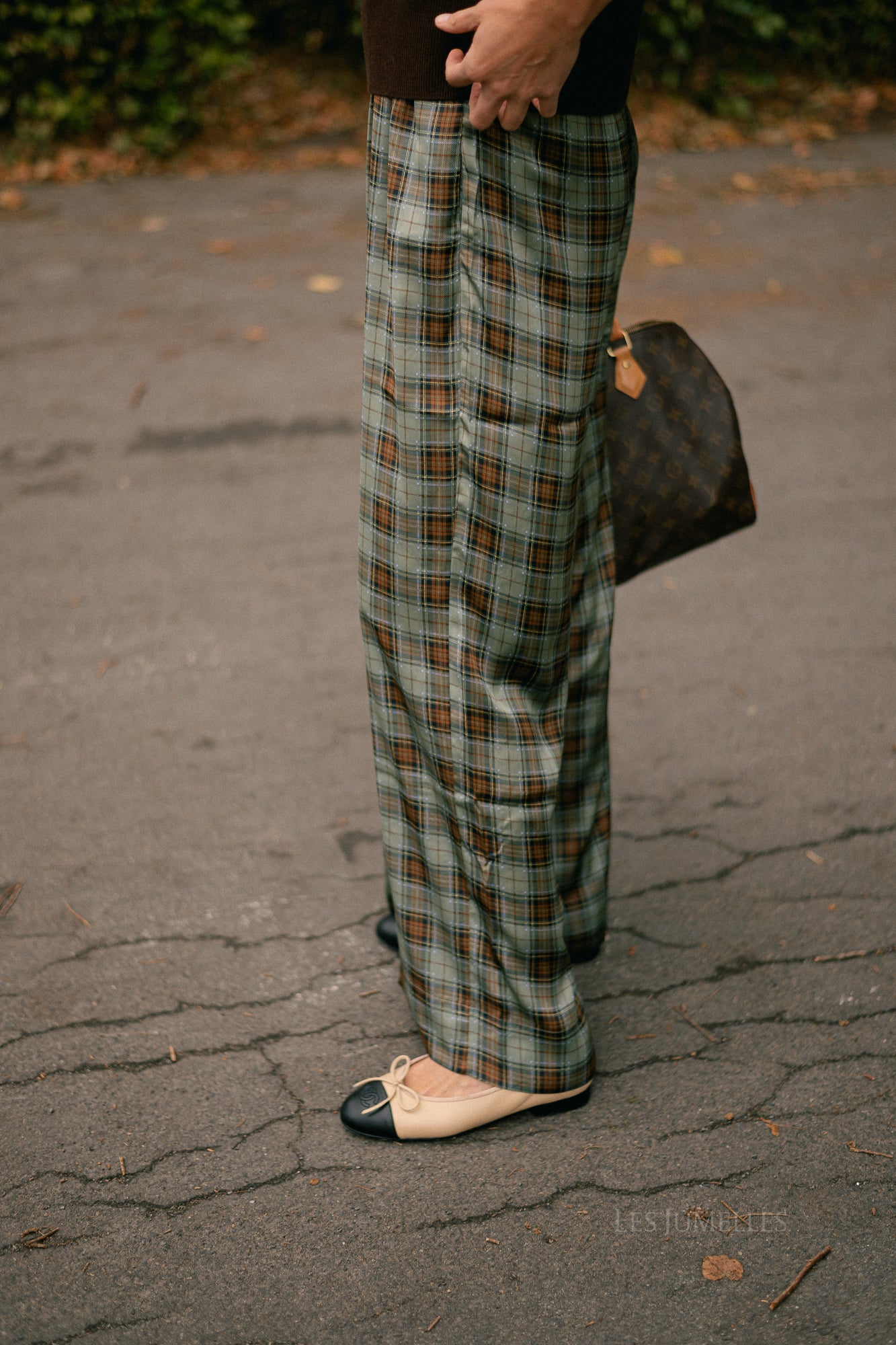 Cataleya trousers khaki check