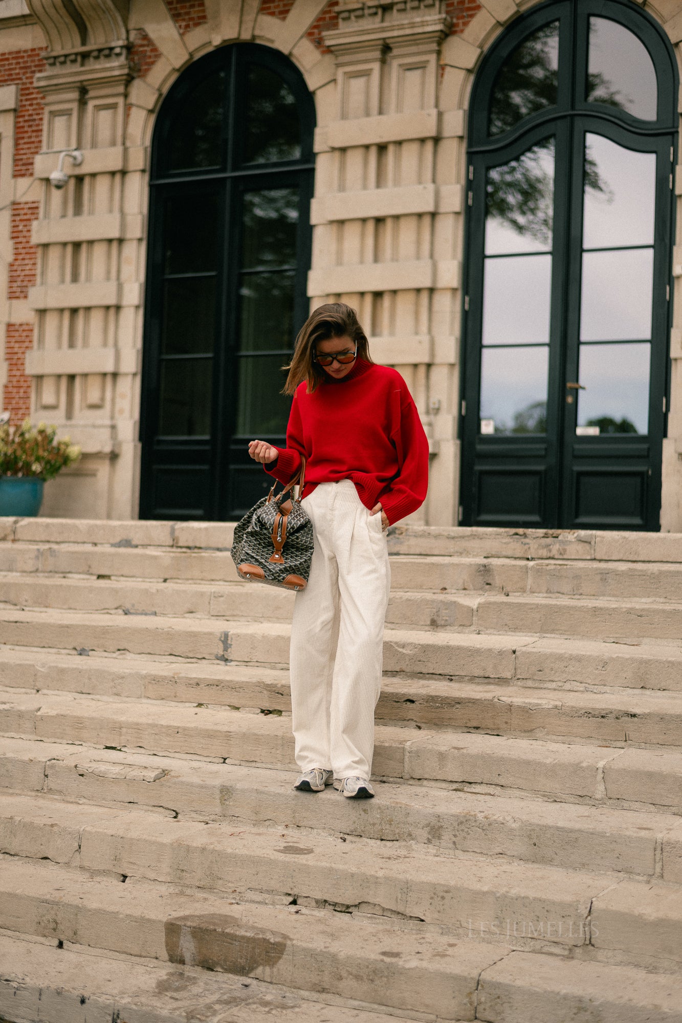 Lahela wool jumper red