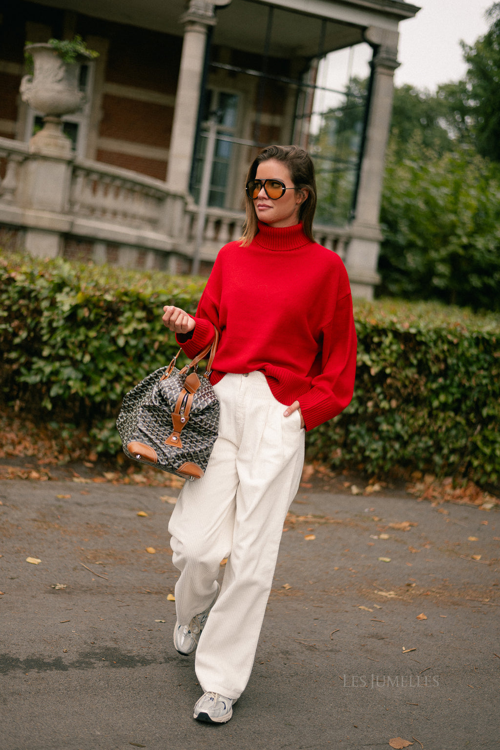 Lahela wool jumper red