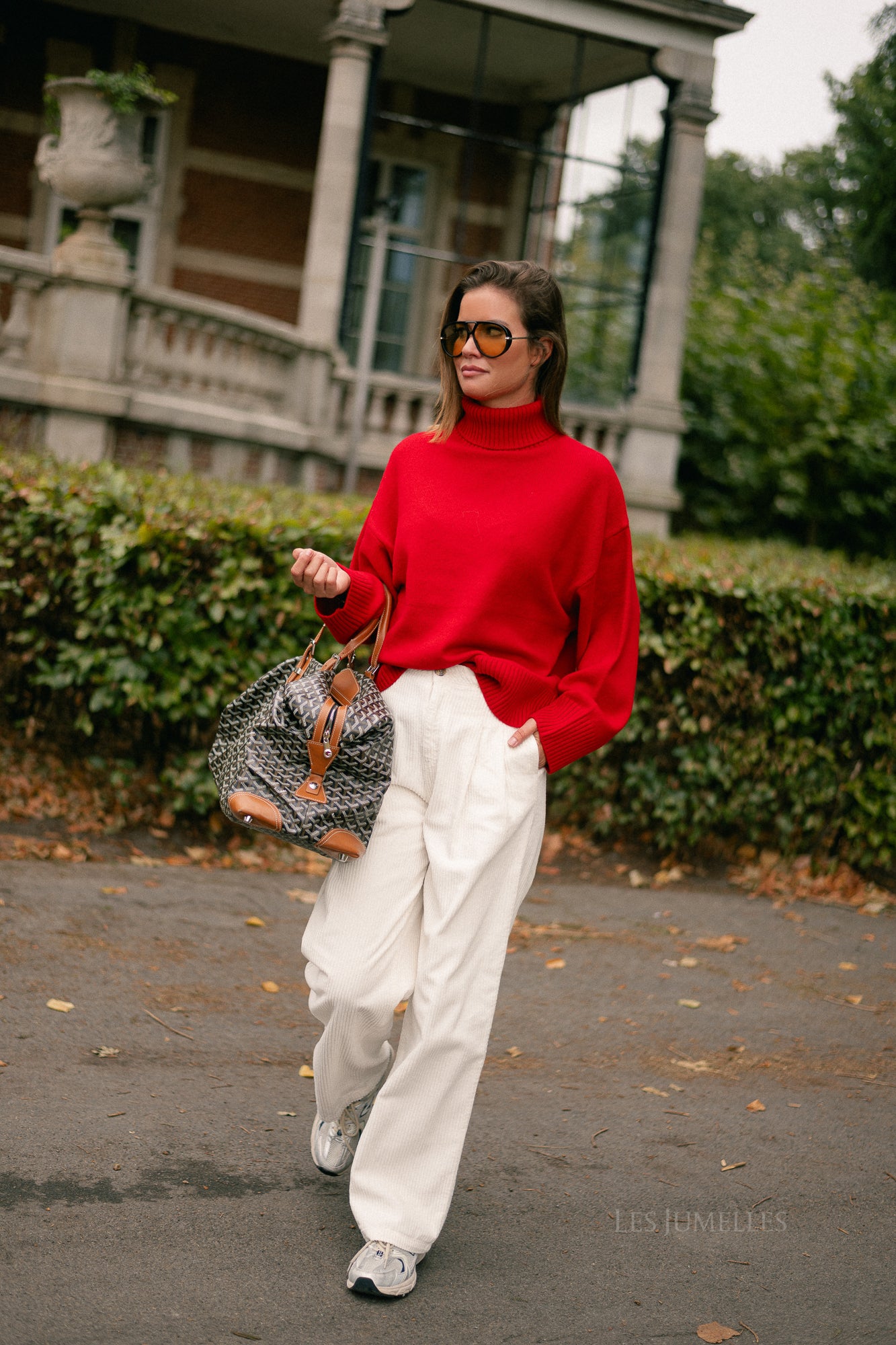Lahela wool jumper red