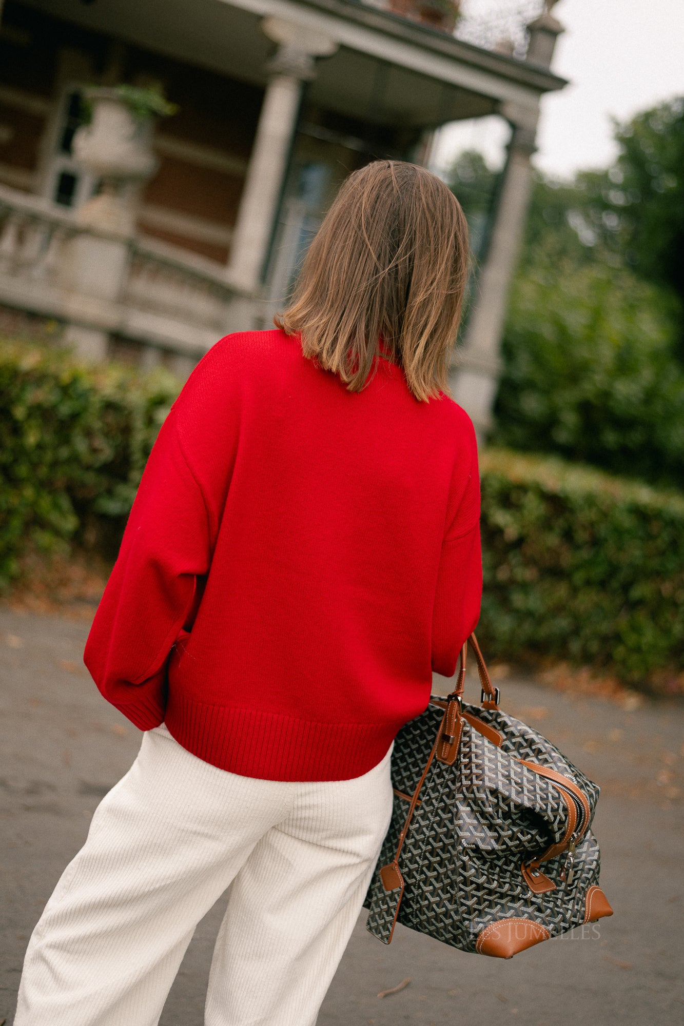 Lahela wool jumper red