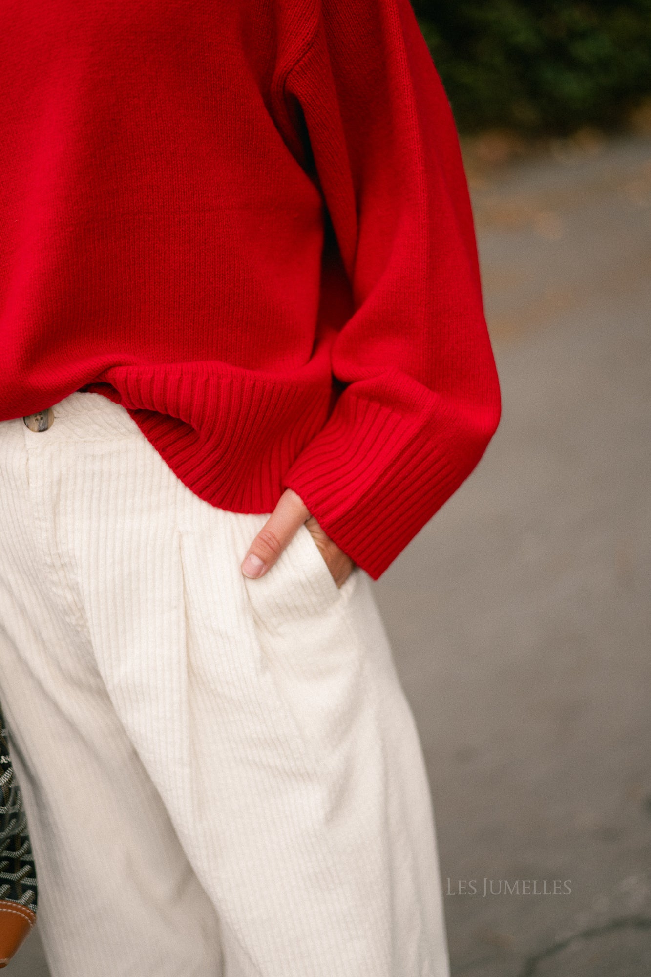 Lahela wool jumper red
