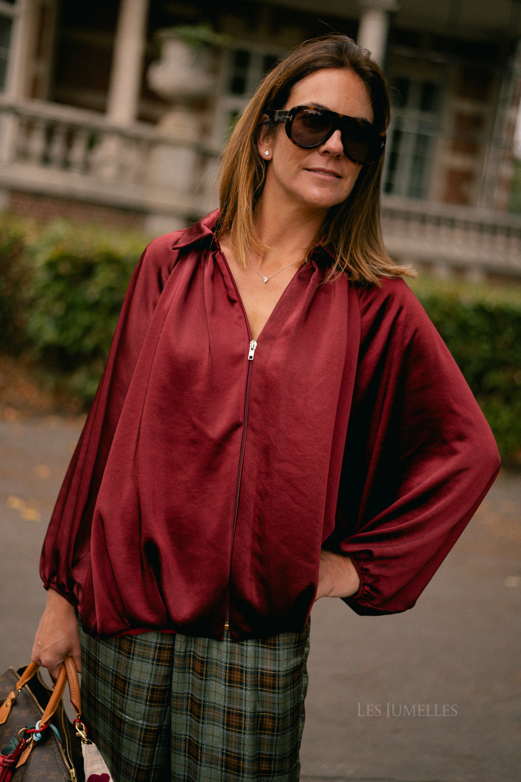 Romee jacket wine red
