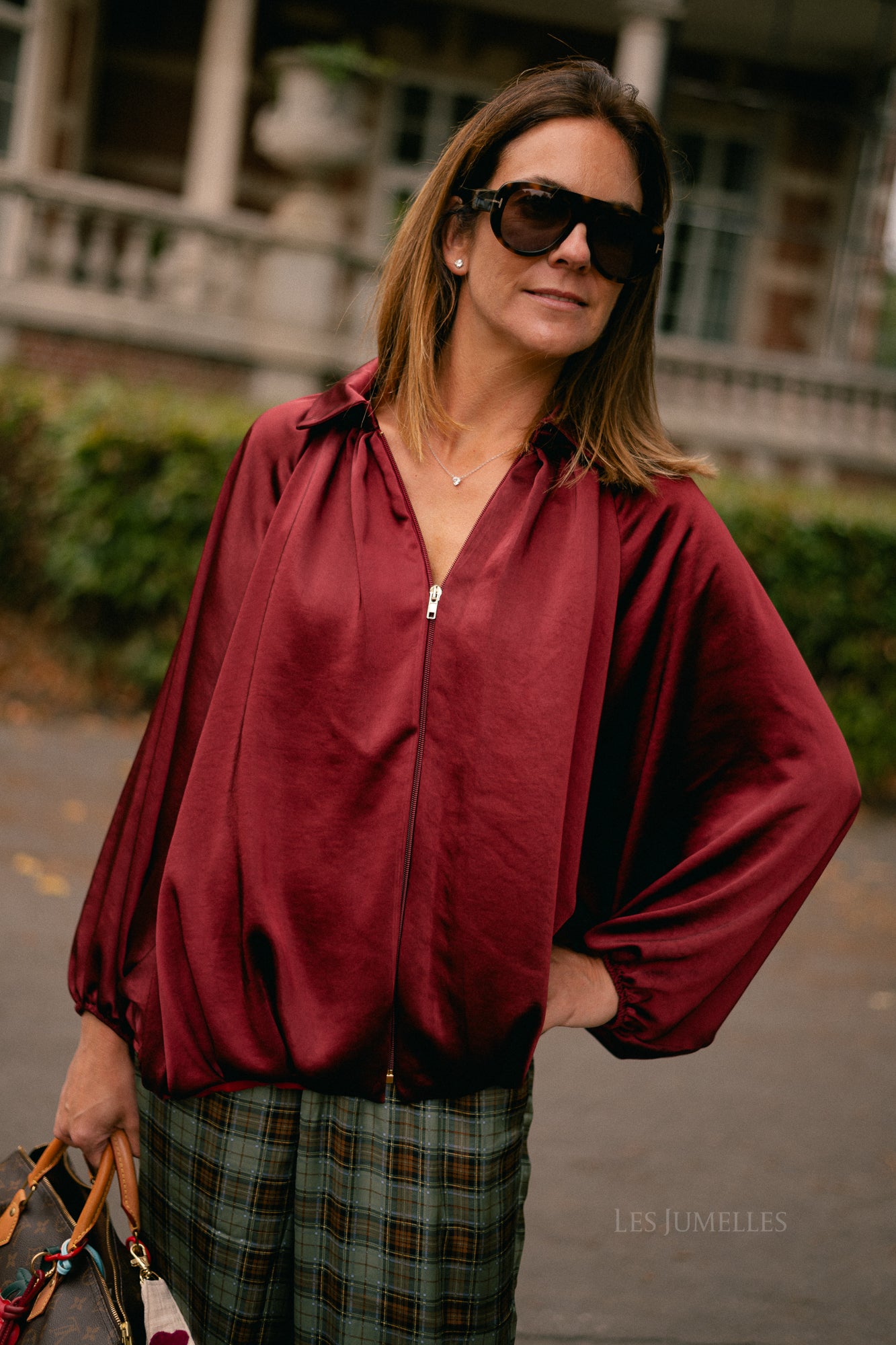 Romee jacket wine red