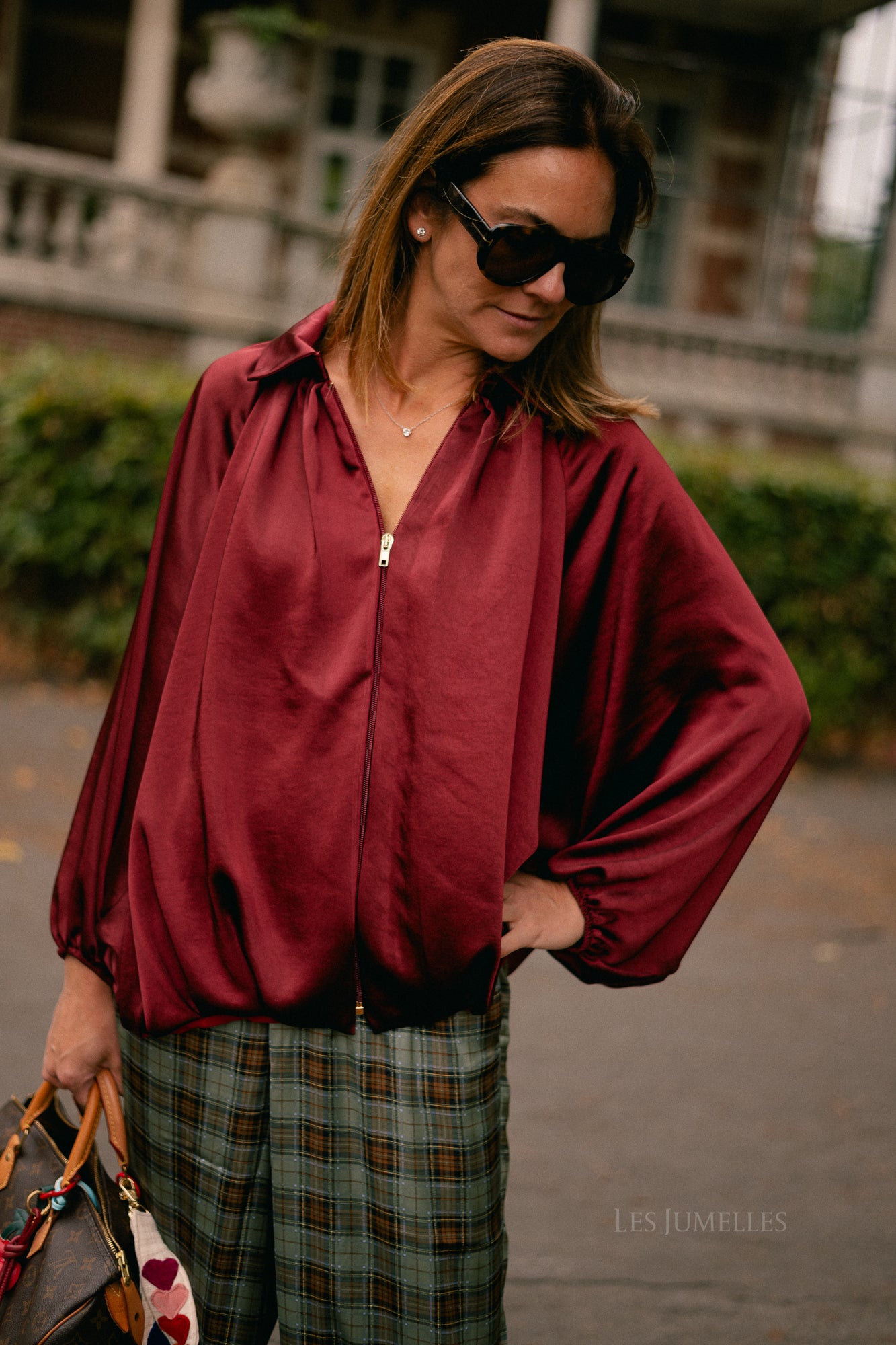 Romee jacket wine red