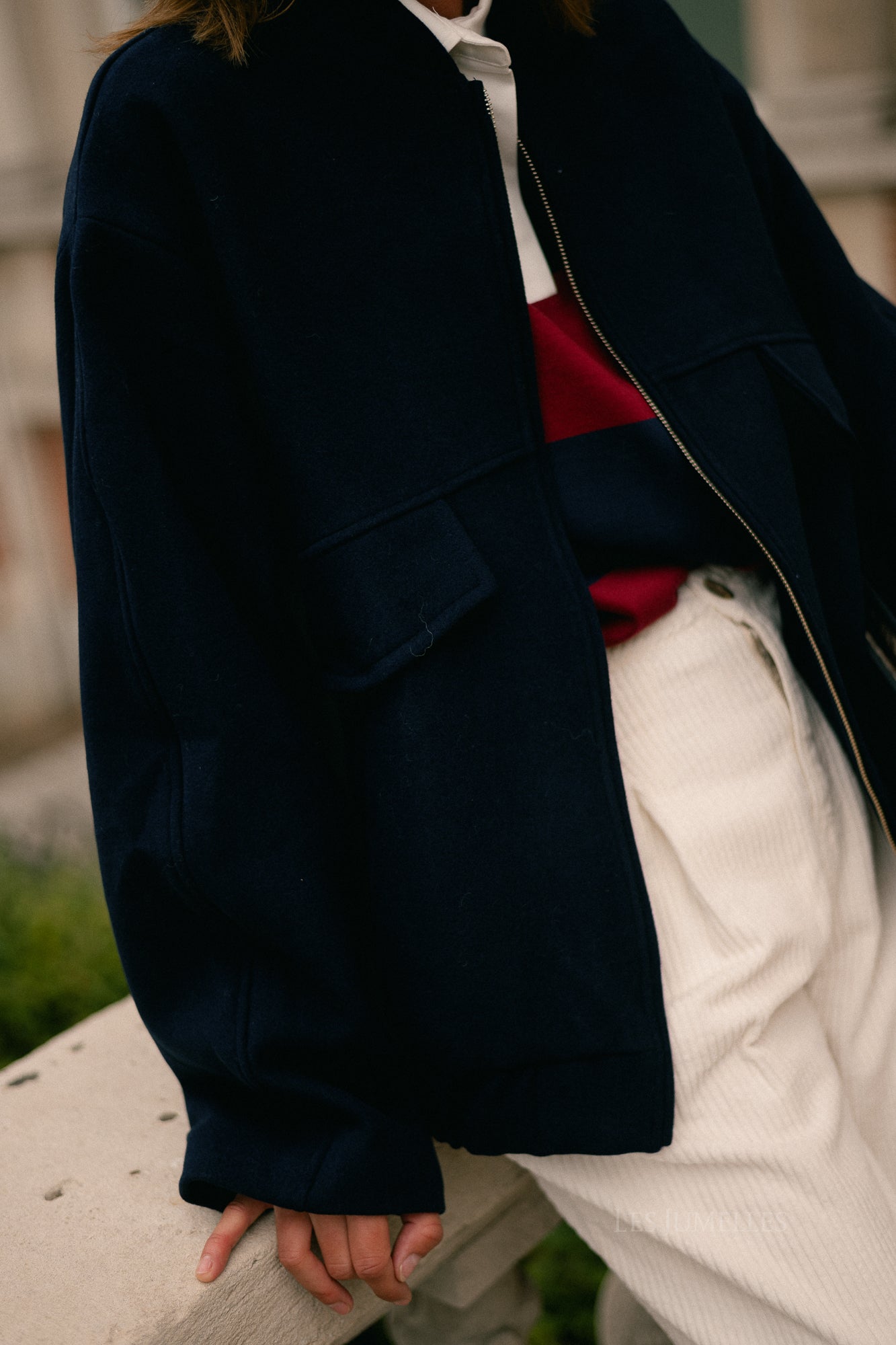 Frieda jacket dark navy