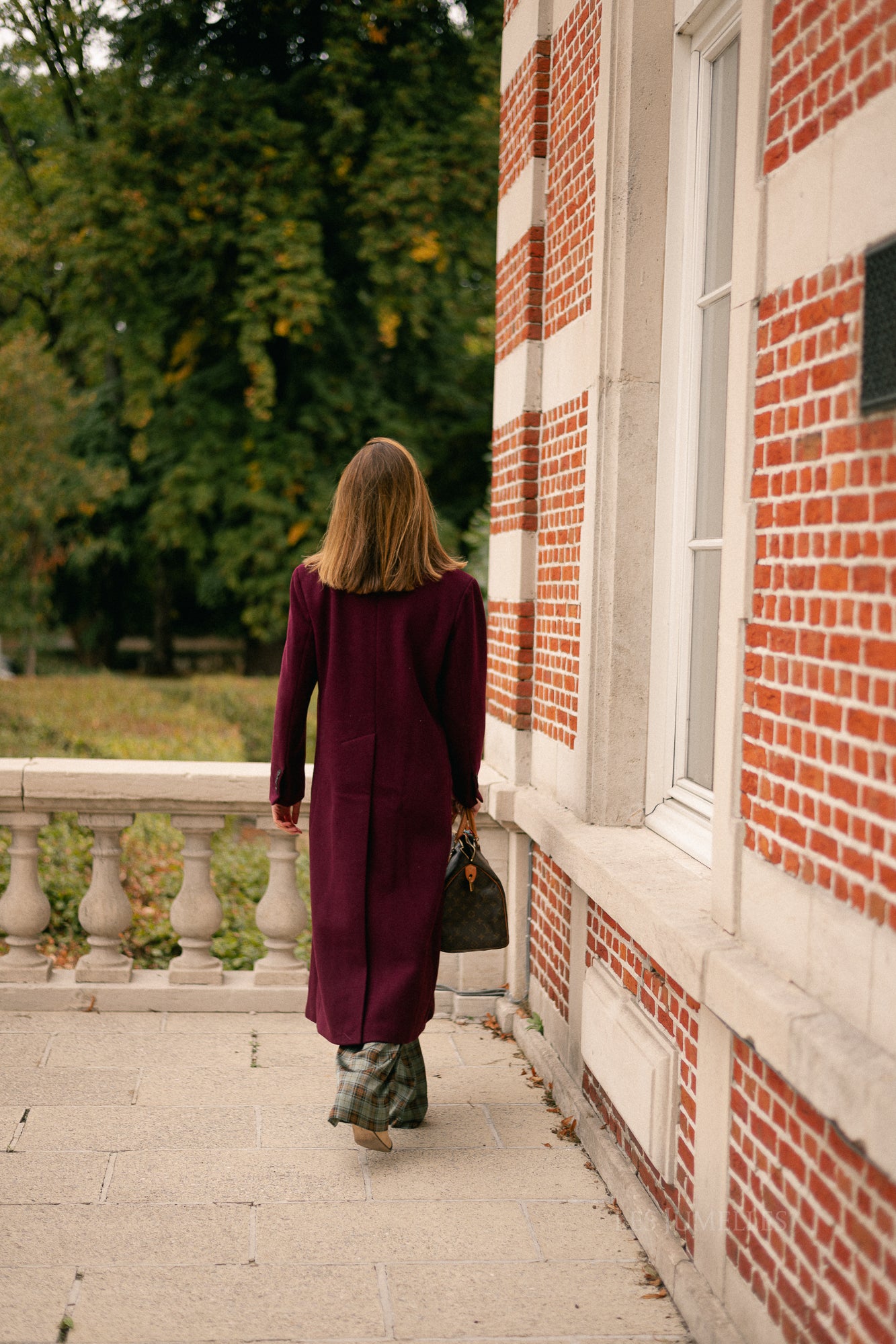 YASRoyla wool blend long coat port royale