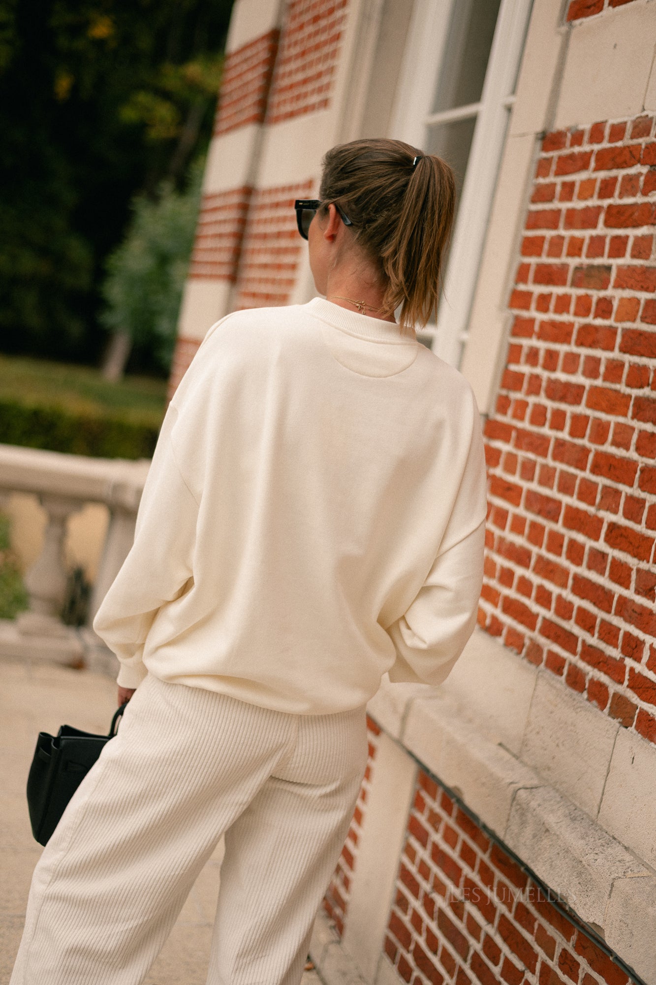 Society sweatshirt moonlight white