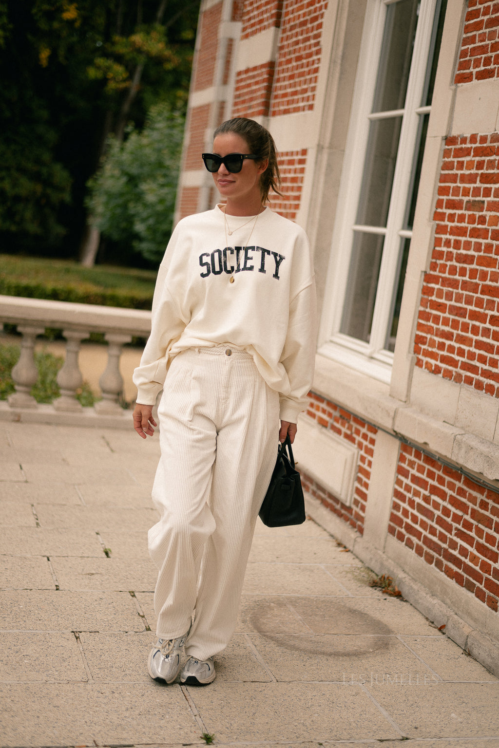 Society sweatshirt moonlight white