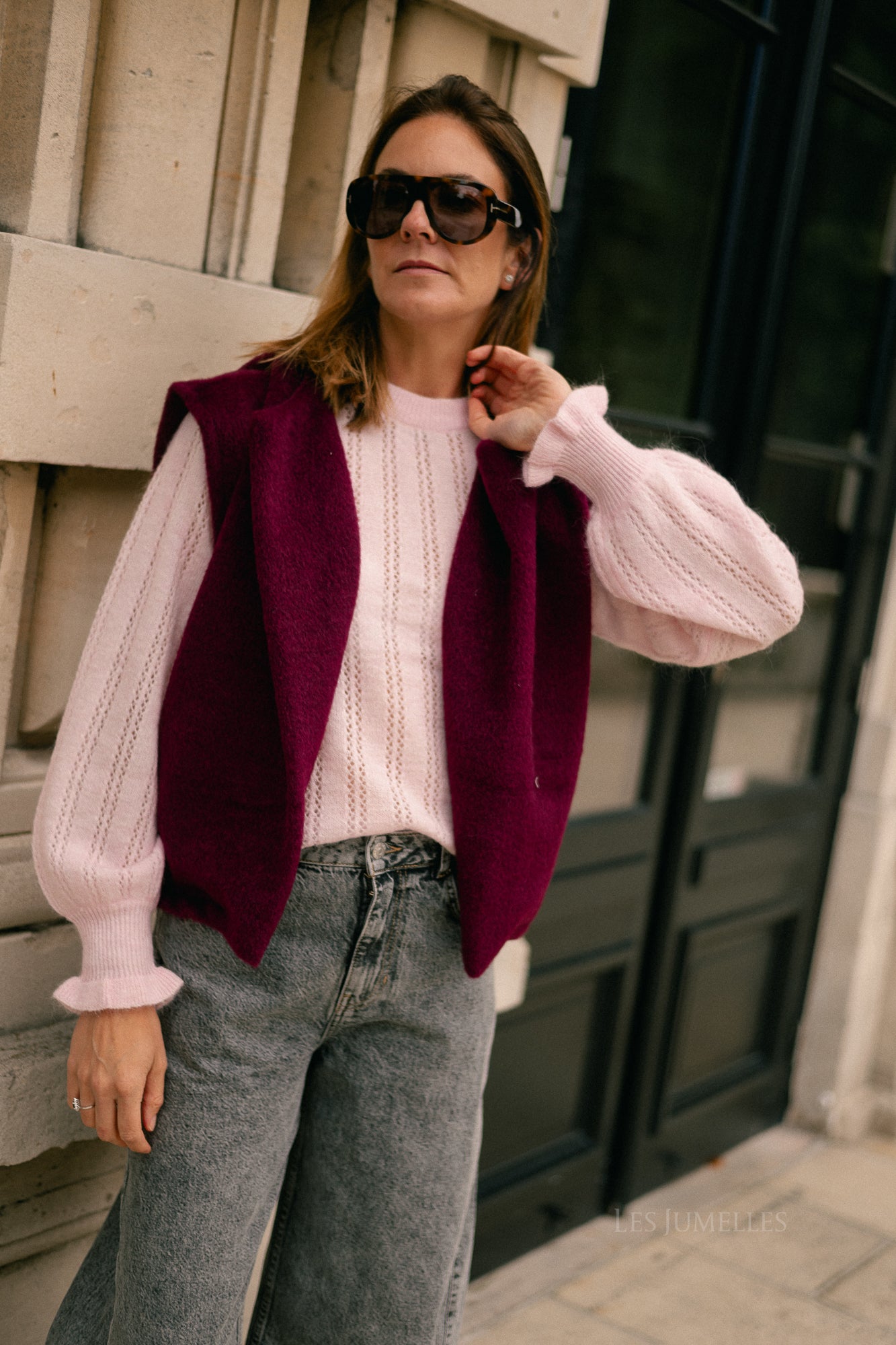 Claire SL jacket burgundy