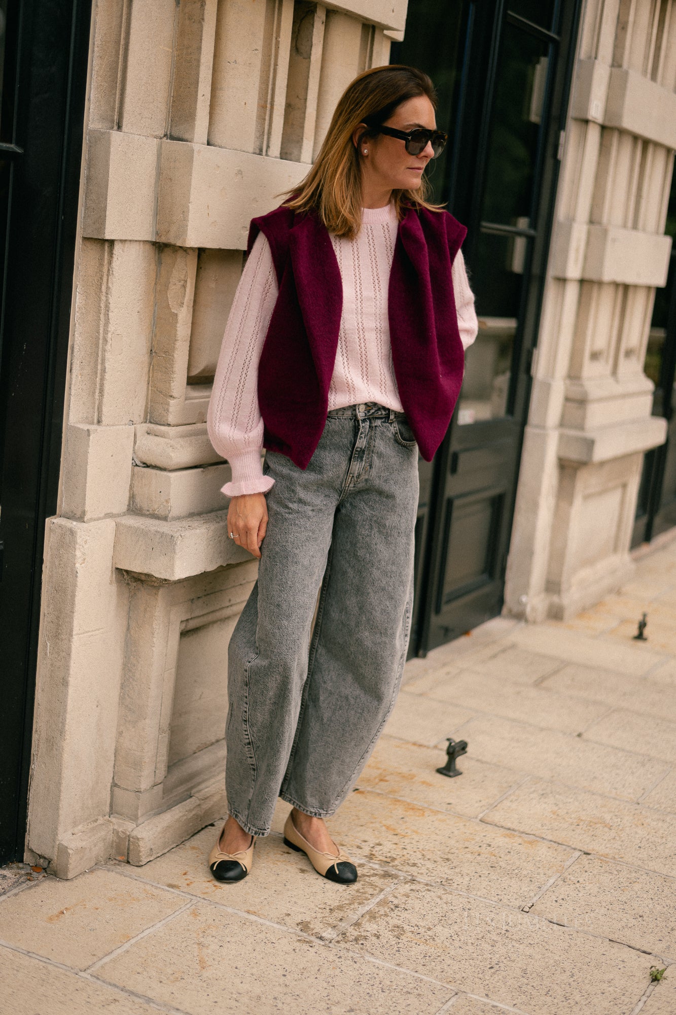 Claire SL jacket burgundy