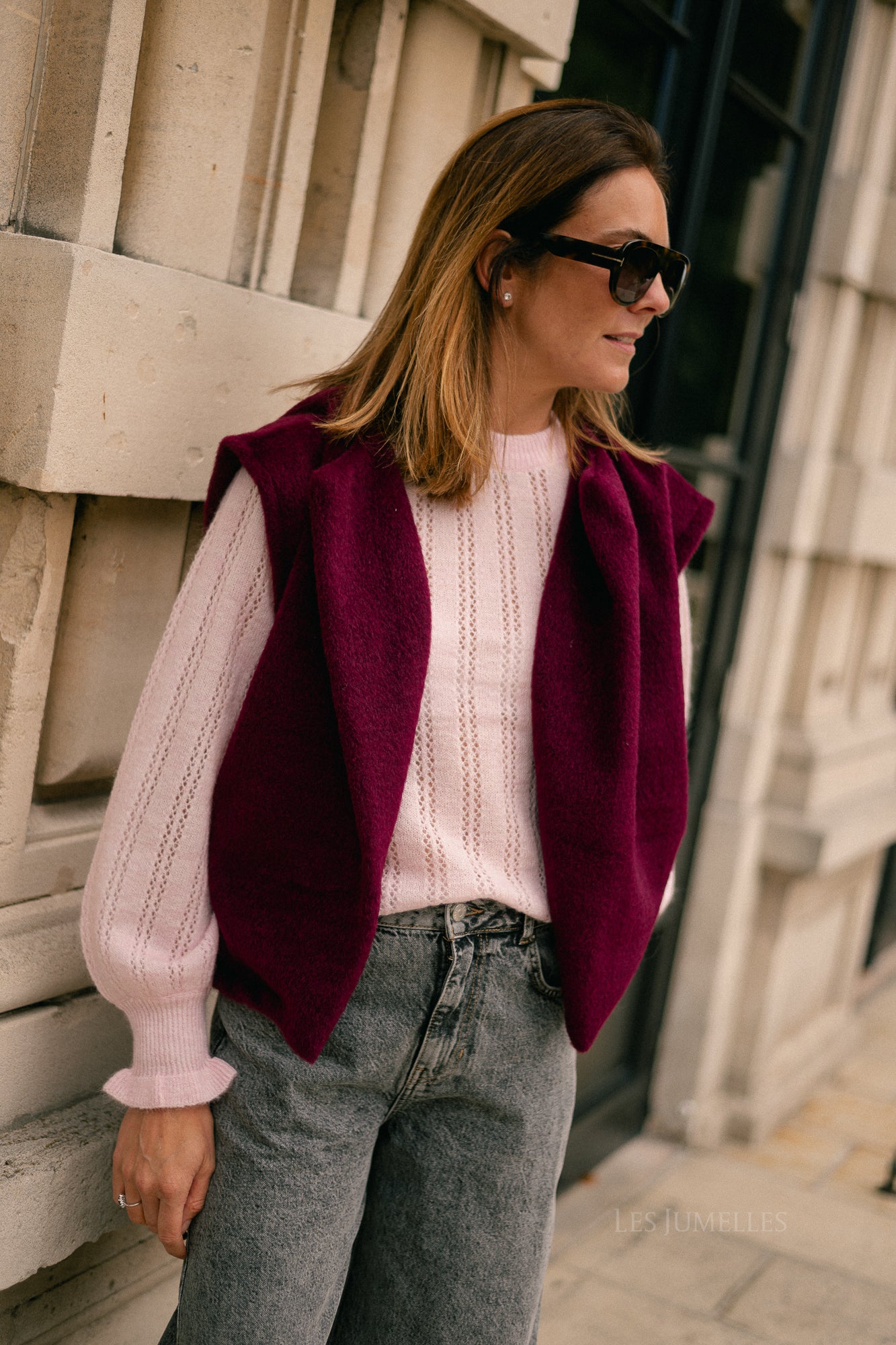 Claire SL jacket burgundy