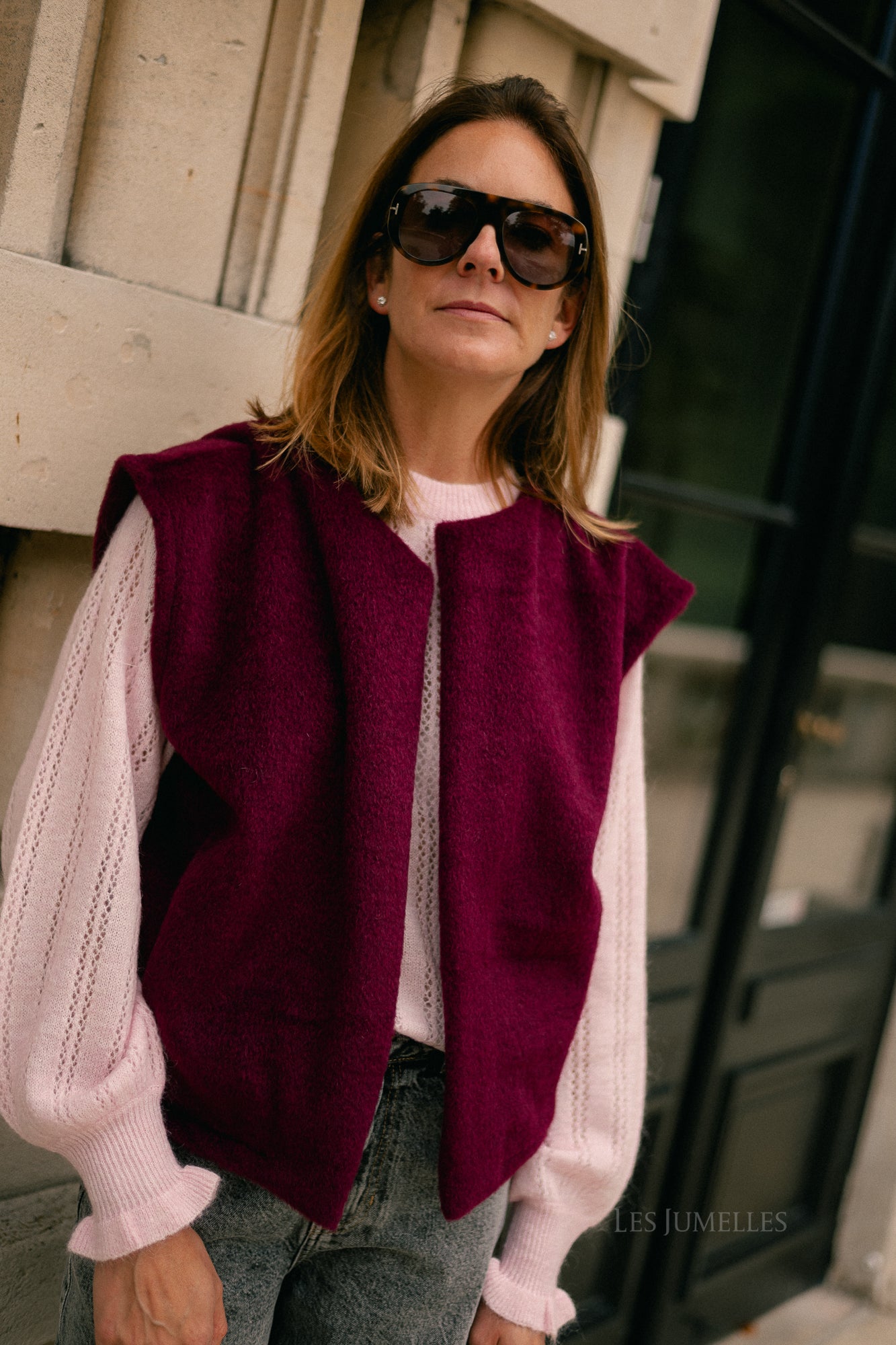 Claire SL jacket burgundy