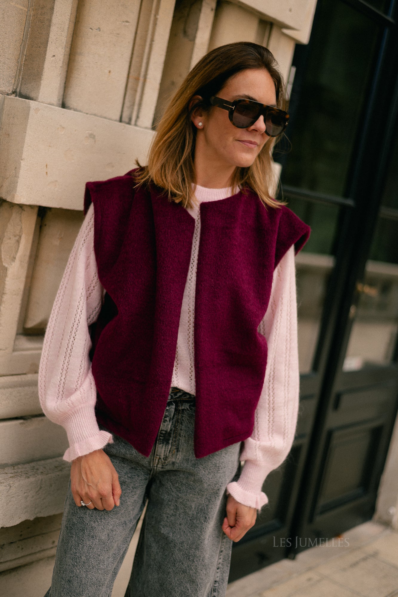 Claire SL jacket burgundy