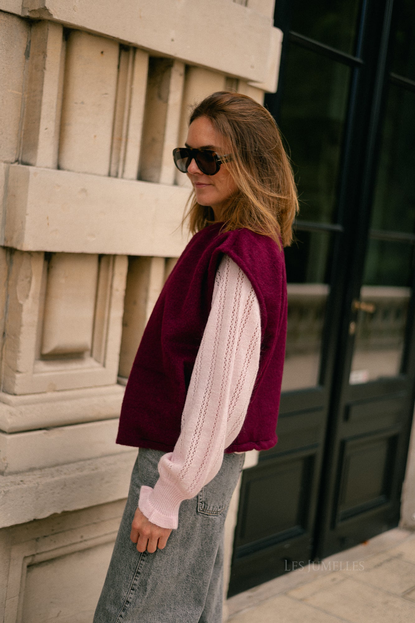 Claire SL jacket burgundy