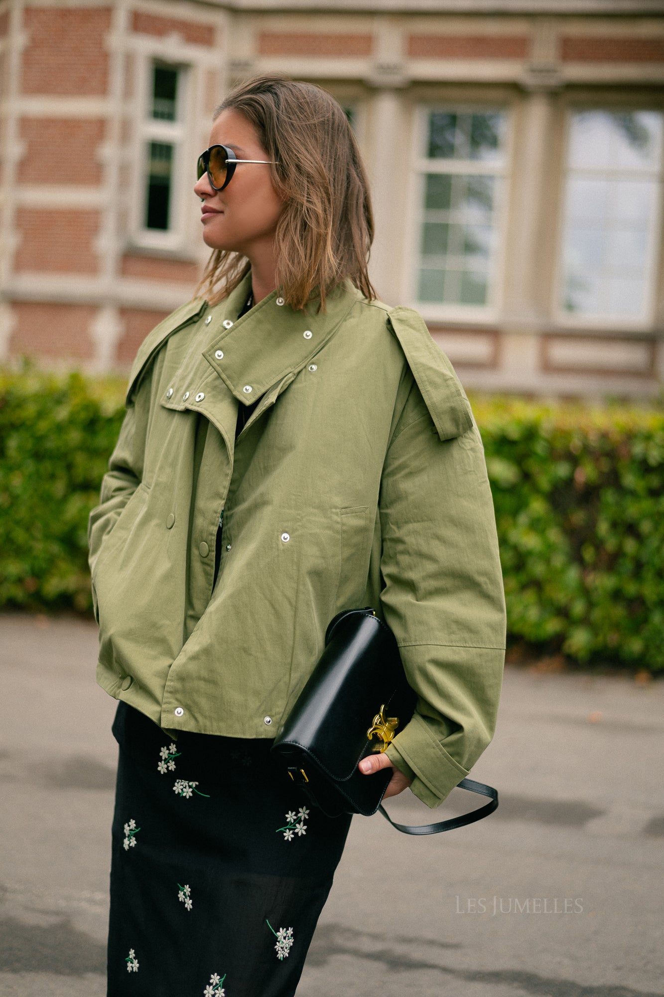 Agatha jacket grape leaf